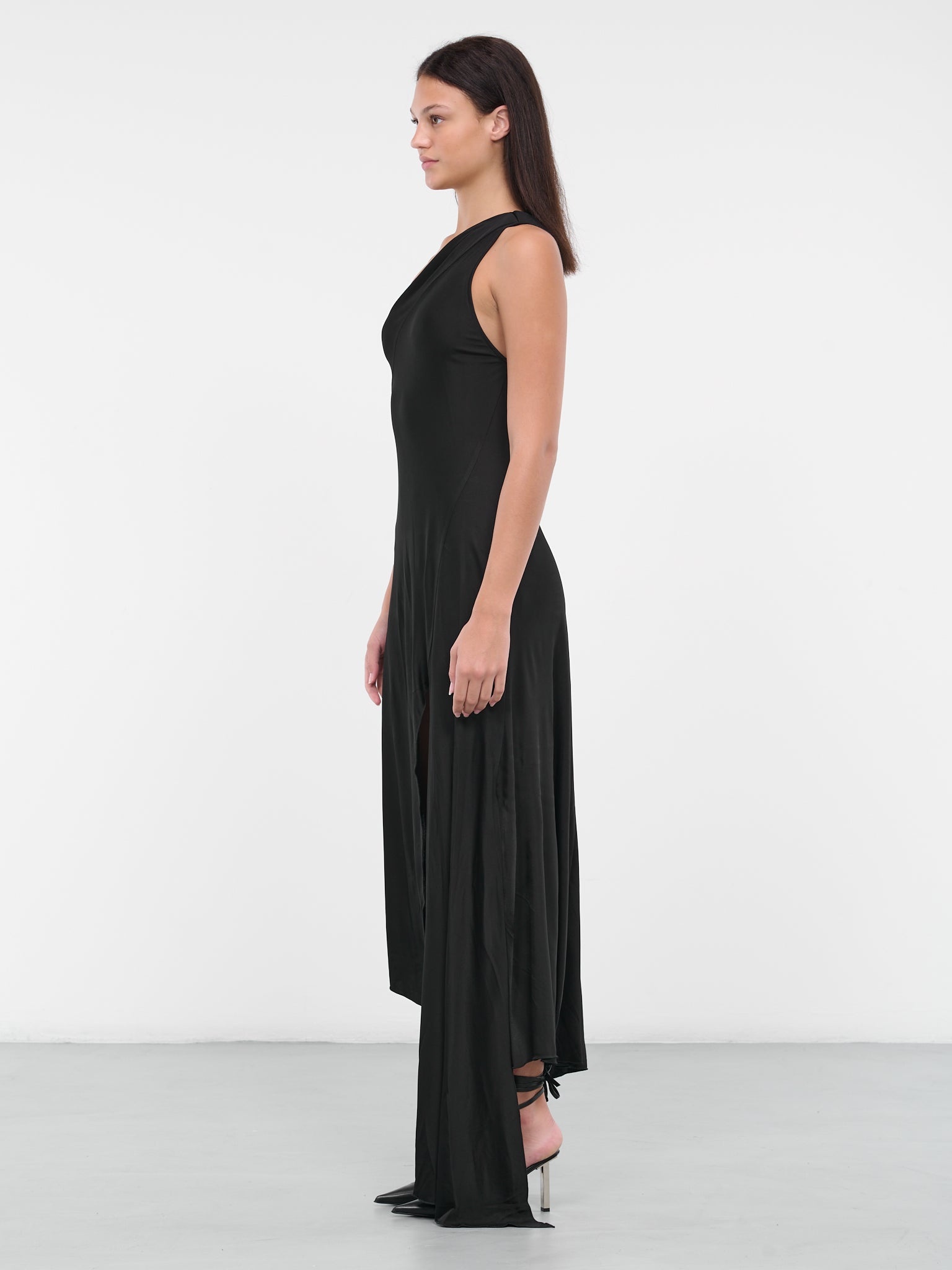 Draped Midi Dress - 2