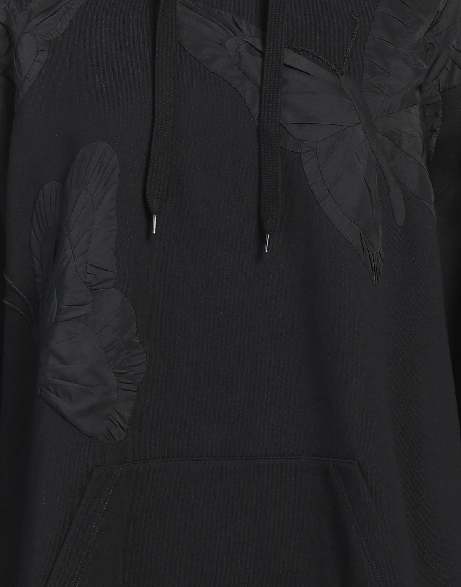 Black Women's Hooded Sweatshirt - 4