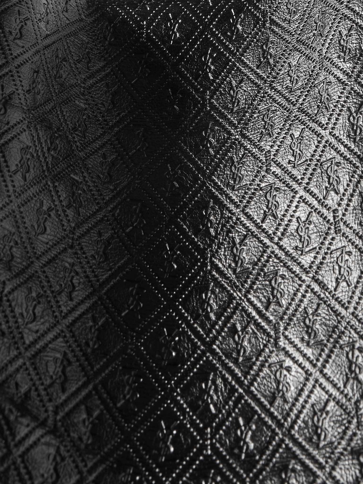 Deli Embossed Leather Bag - 5