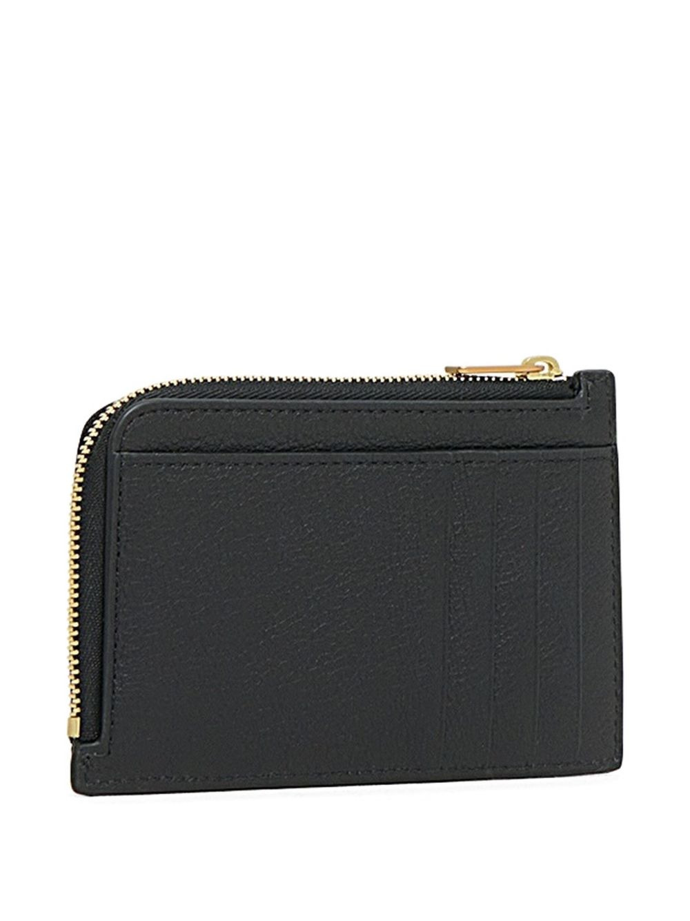 logo-plaque leather wallet - 2