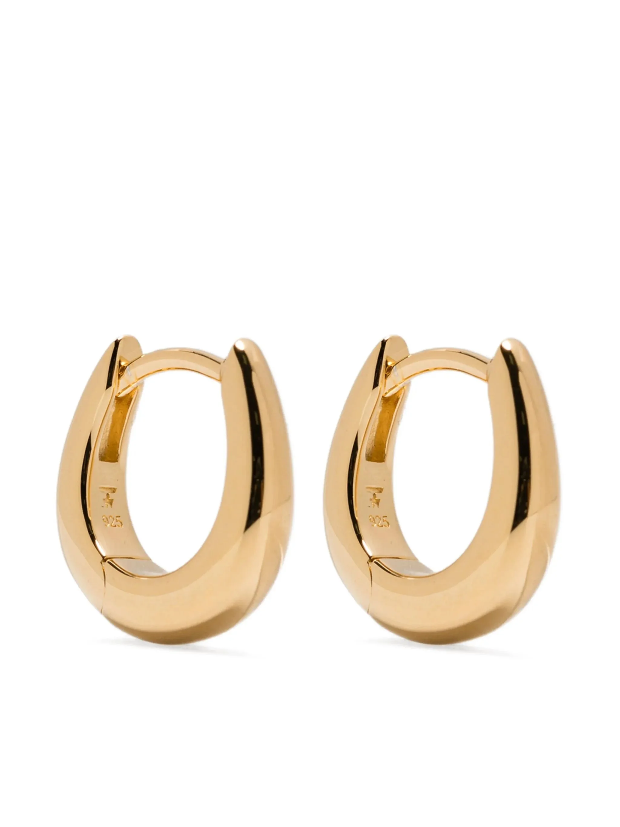 Tom Wood Huggie Gold-plated Earrings - 1