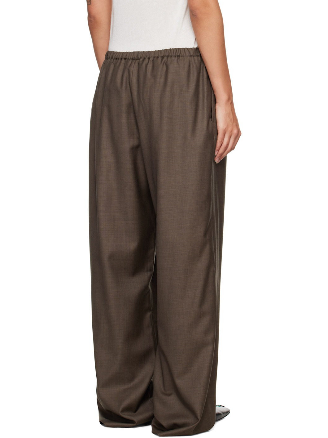 Brown Cove LDS Elastic Waisted Trousers - 3