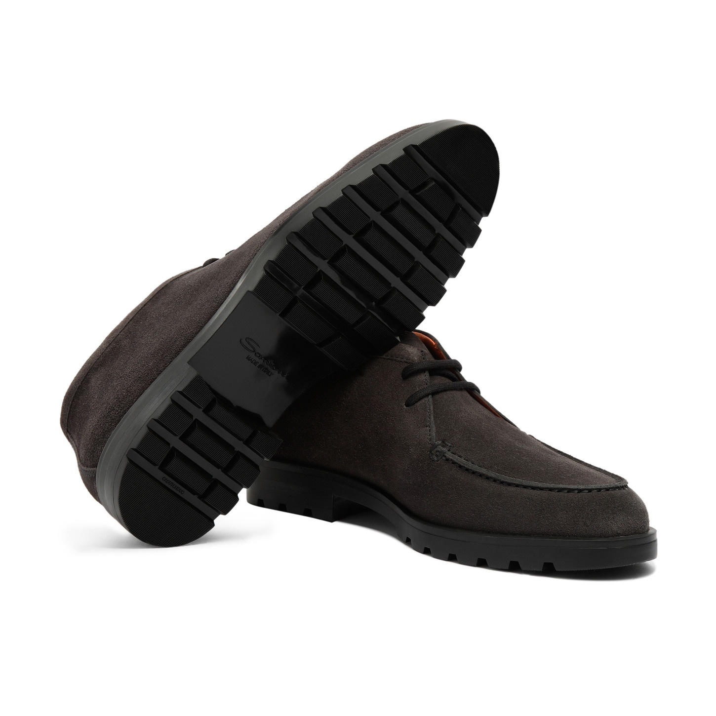 Men’s grey suede desert boot - 4