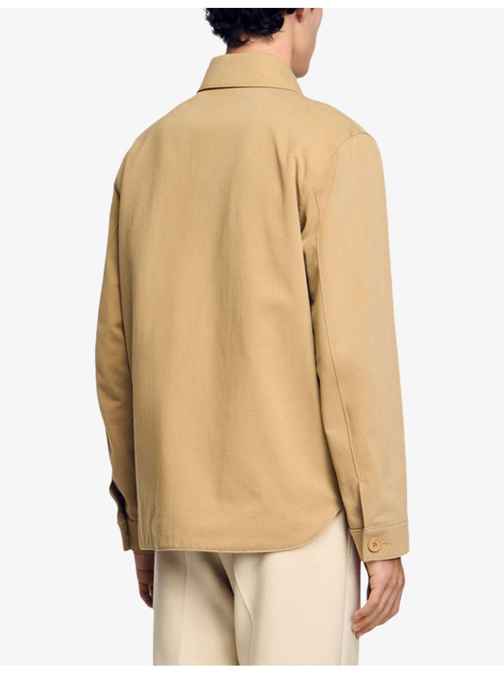 Relaxed-Fit Chest-Pocket Cotton Overshirt - 4