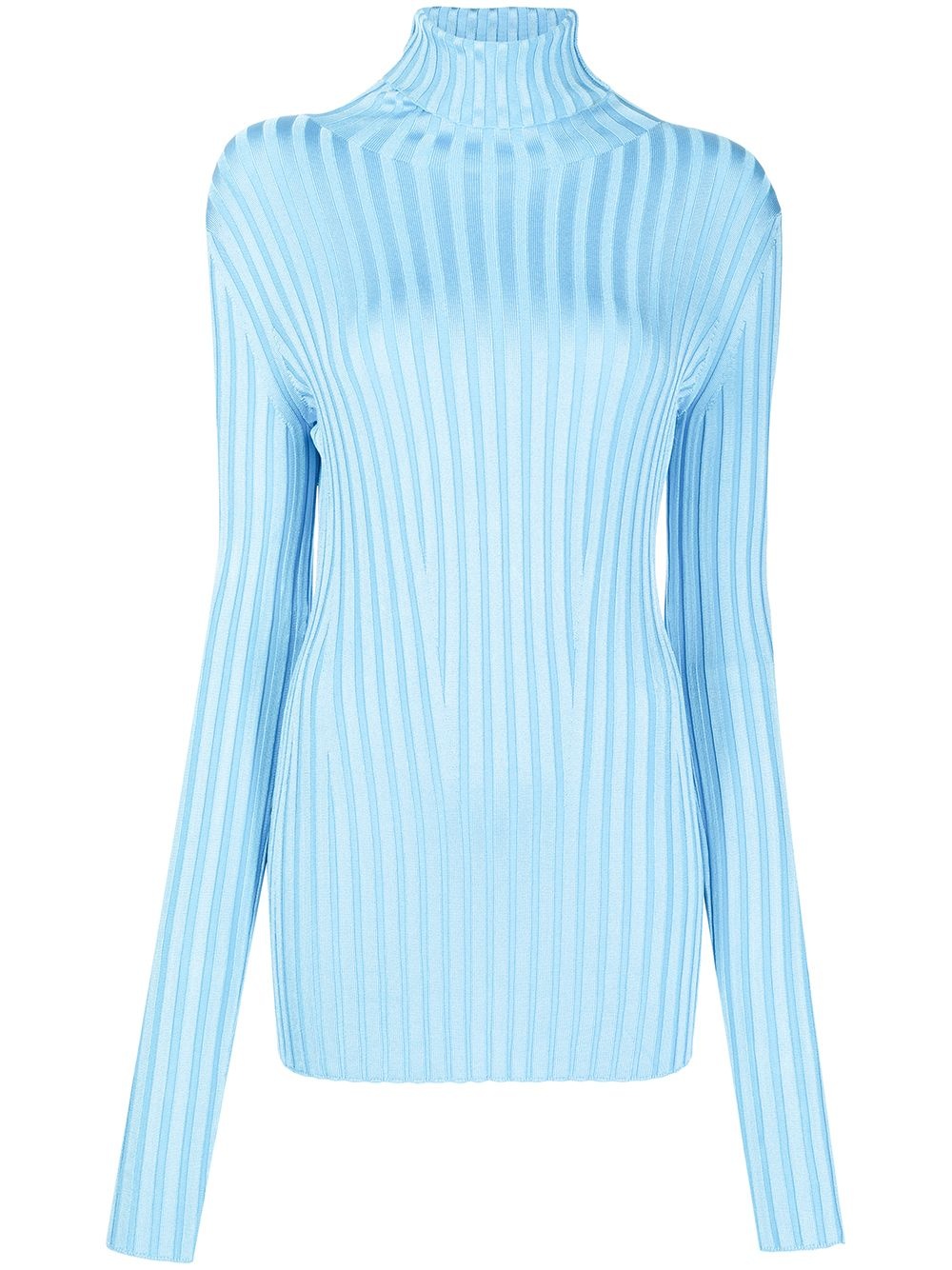 Rhea roll-neck ribbed knit jumper - 1