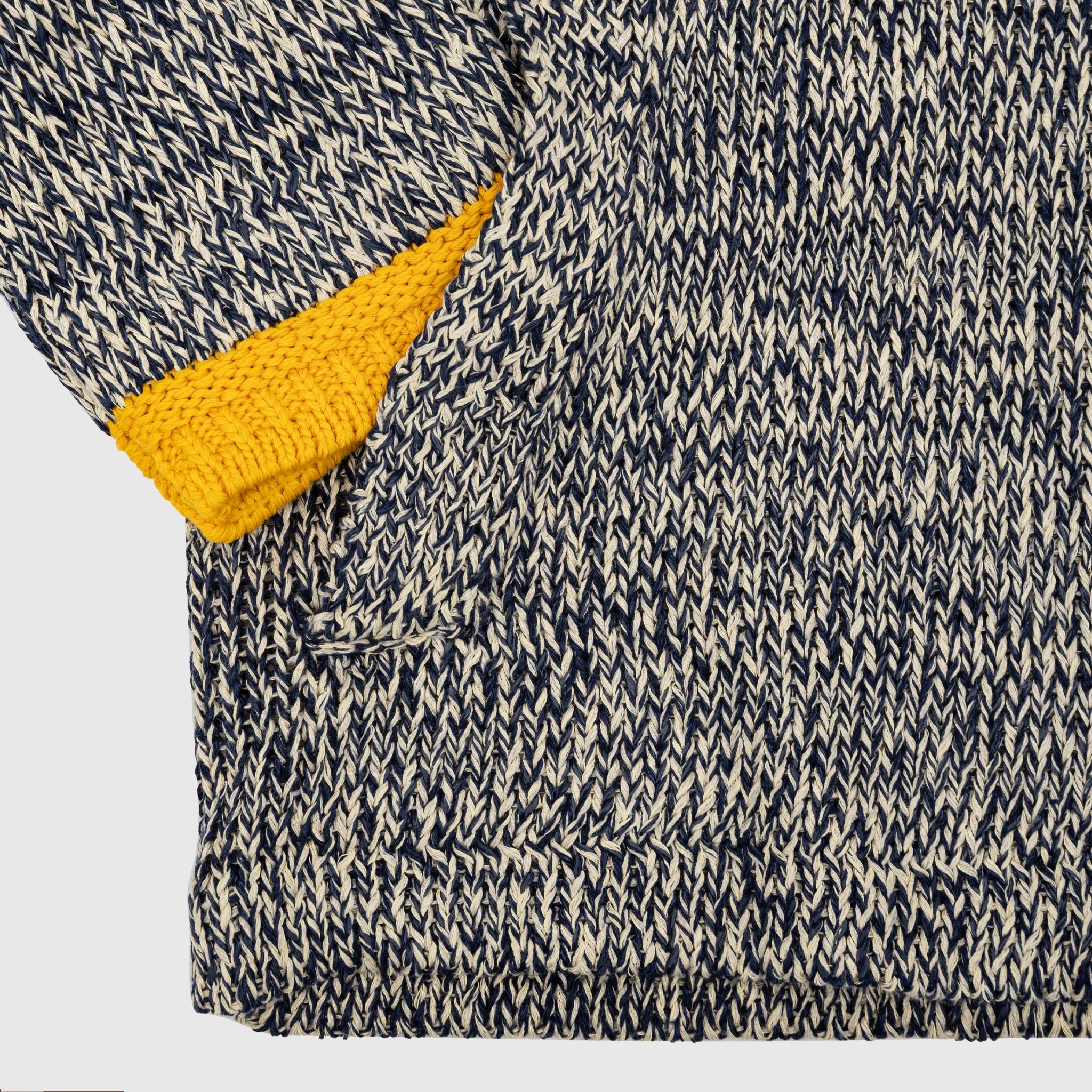 COTTON-LINEN-POLYESTER WITH RUBBERISED EFFECT MARINA SWEATER - 5
