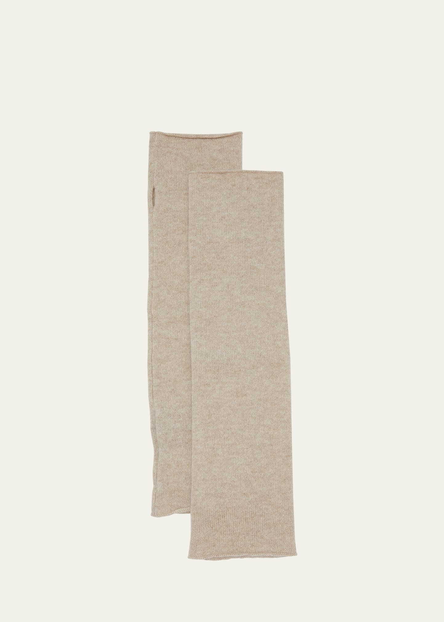 Aspen Fingerless Cashmere Long Gloves - 1