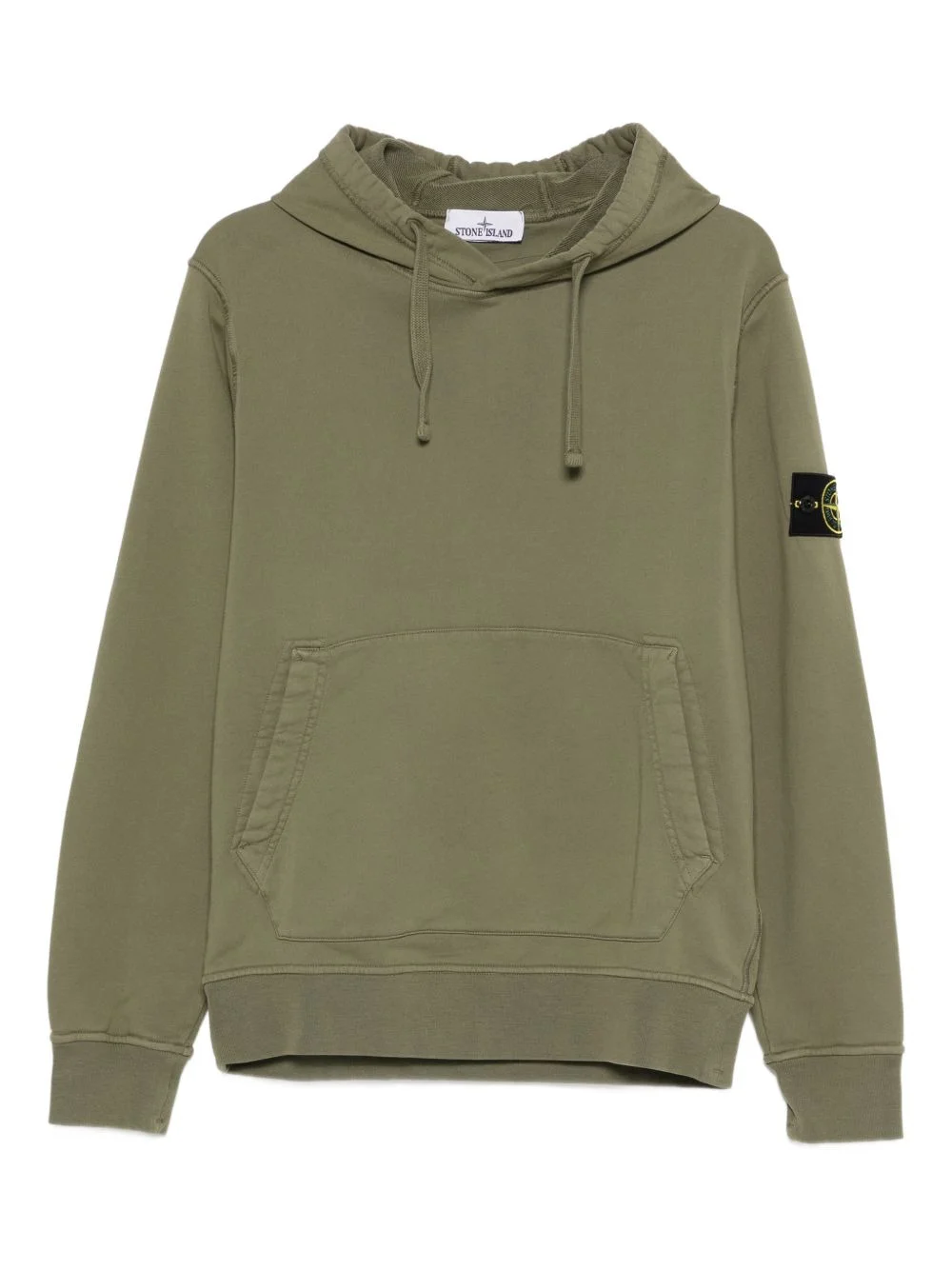 pouch pocket hooded sweatshirt - 1