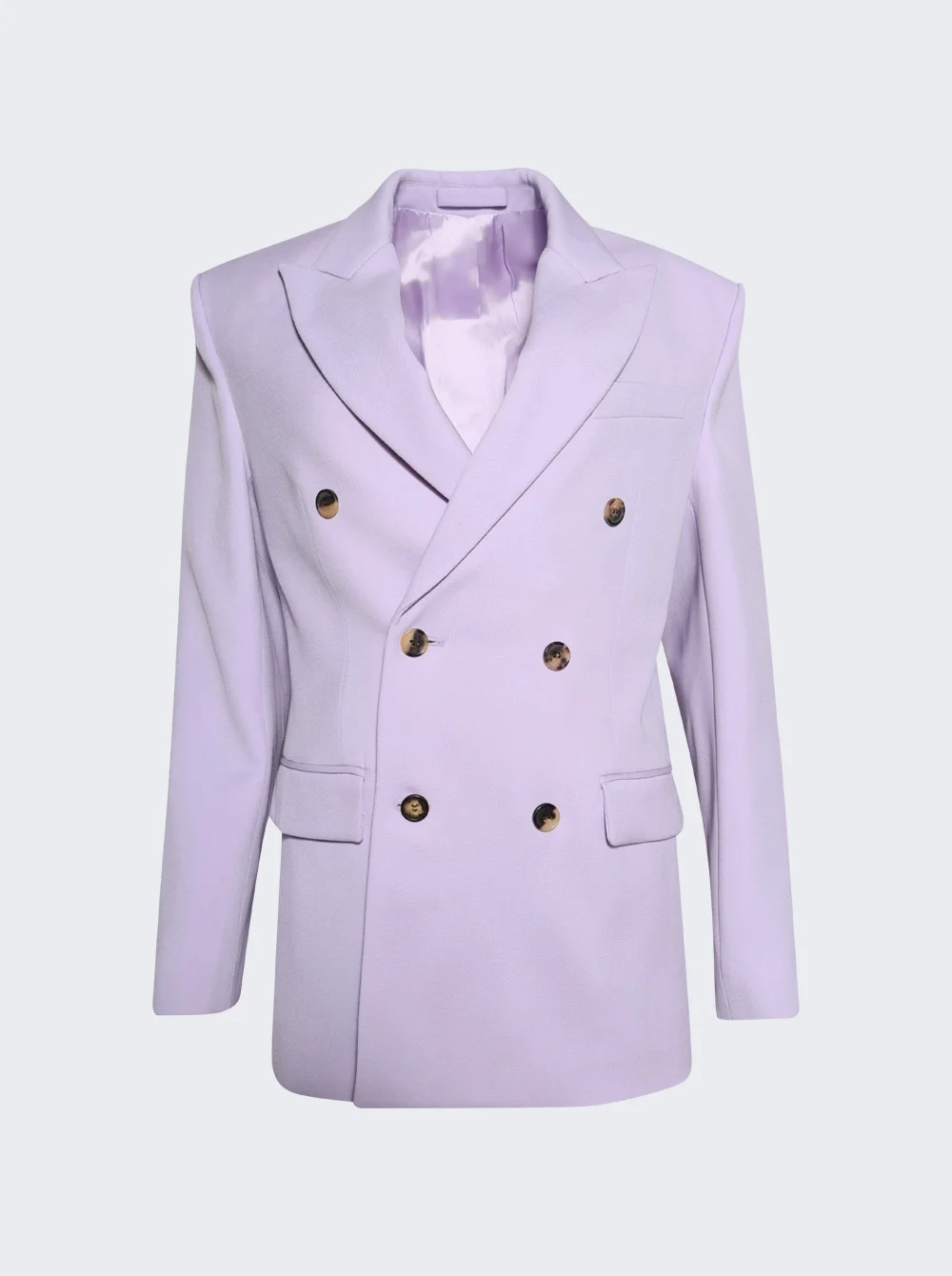 Double Breasted Blazer Lilac - 1