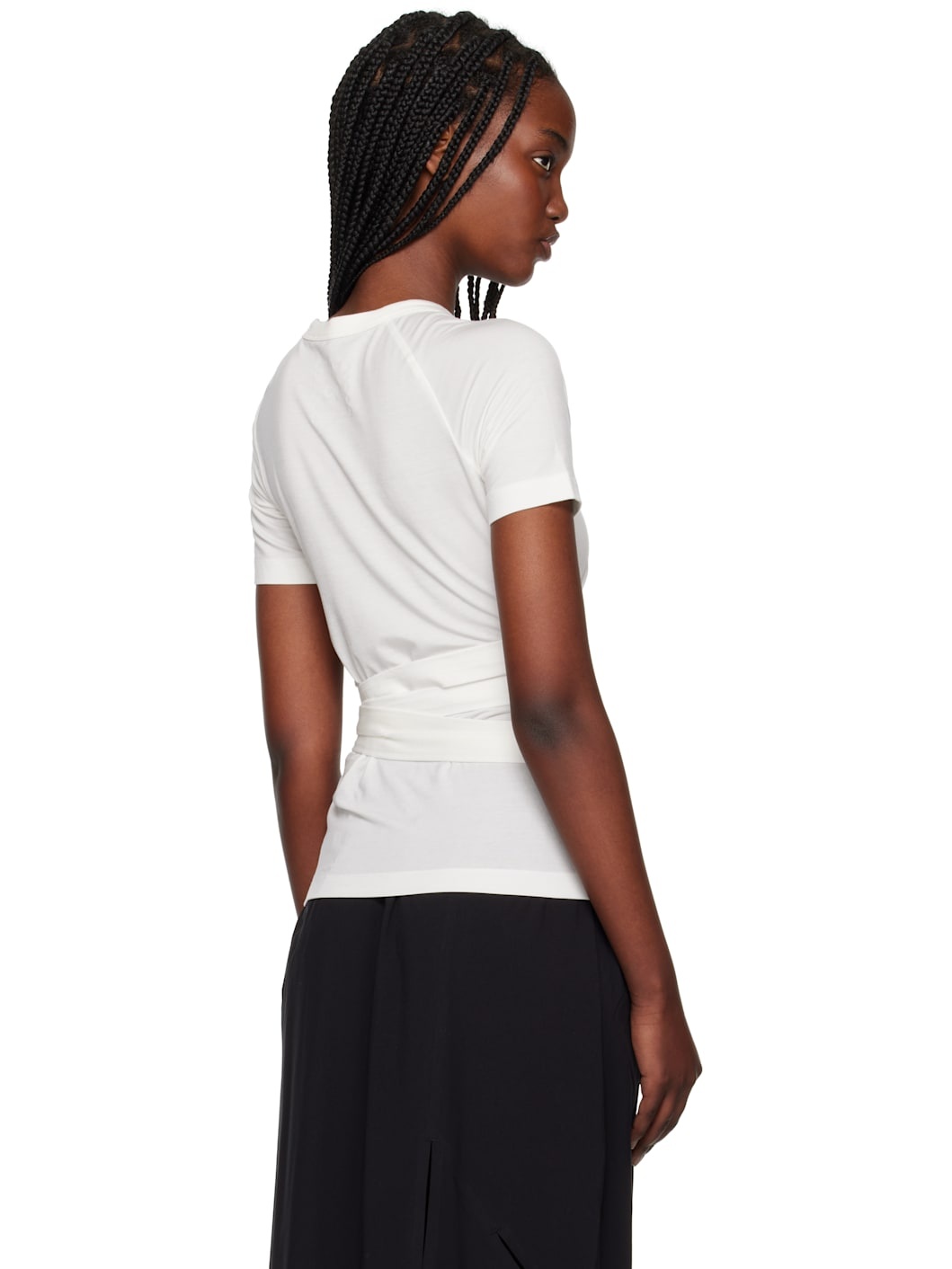 White Wrap T-shirt - 3