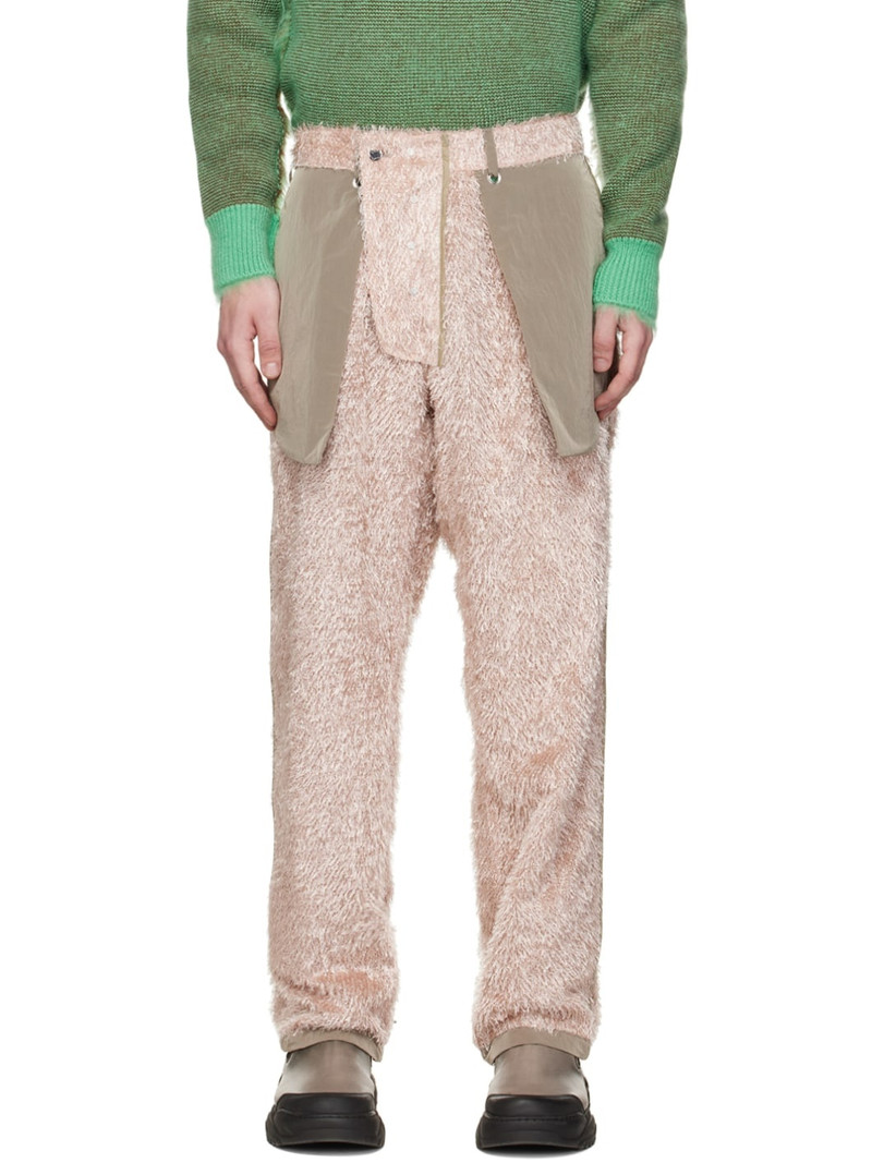 Pink Fluffy Reversible Trousers 1