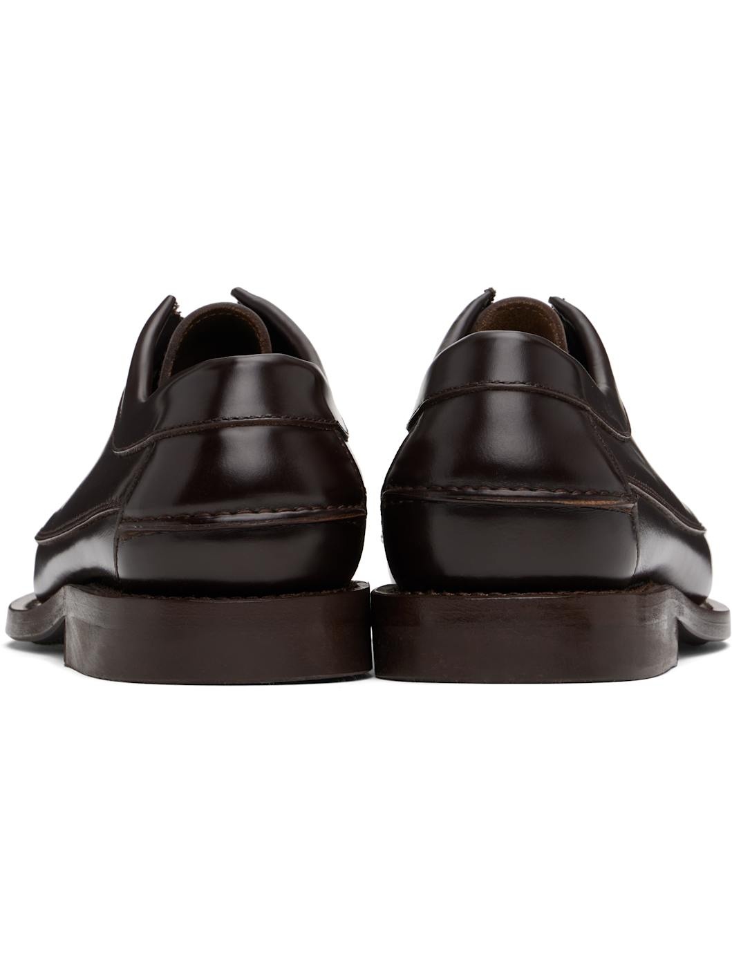 Brown Priego Squared Loafers - 2