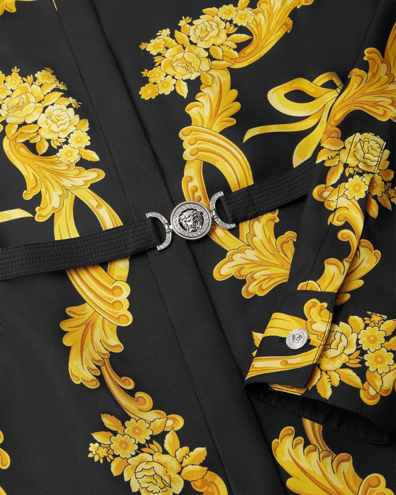 Cameo Silk Midi Shirt Dress 4