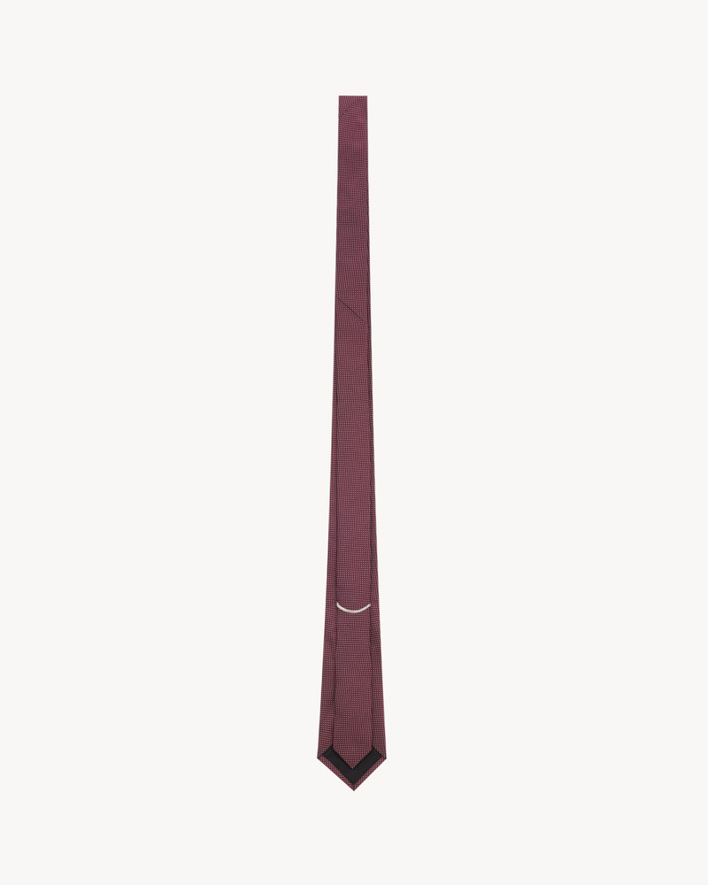 SAINT LAURENT DOTTED TIE IN SILK GROSGRAIN outlook
