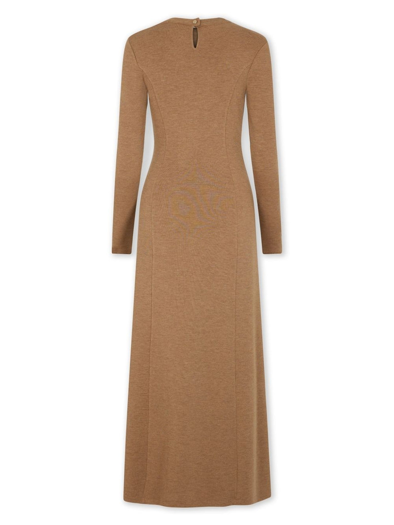 asymmetric long-sleeve dress 7