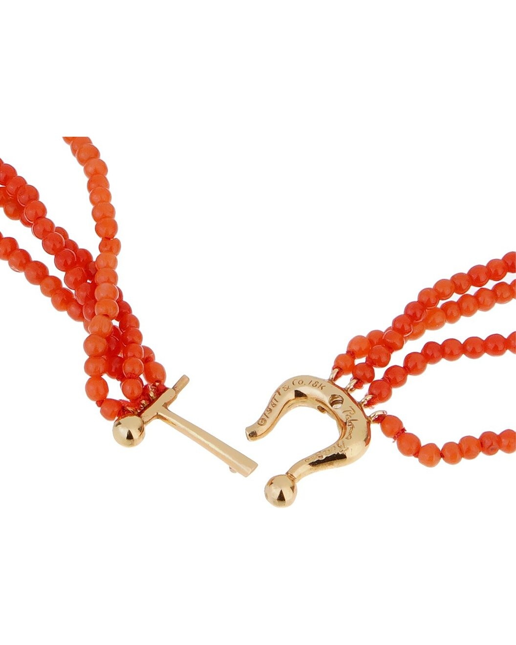 Tiffany & Co. 18K Coral Paloma Picasso Necklace (Authentic Pre-Owned) - 4