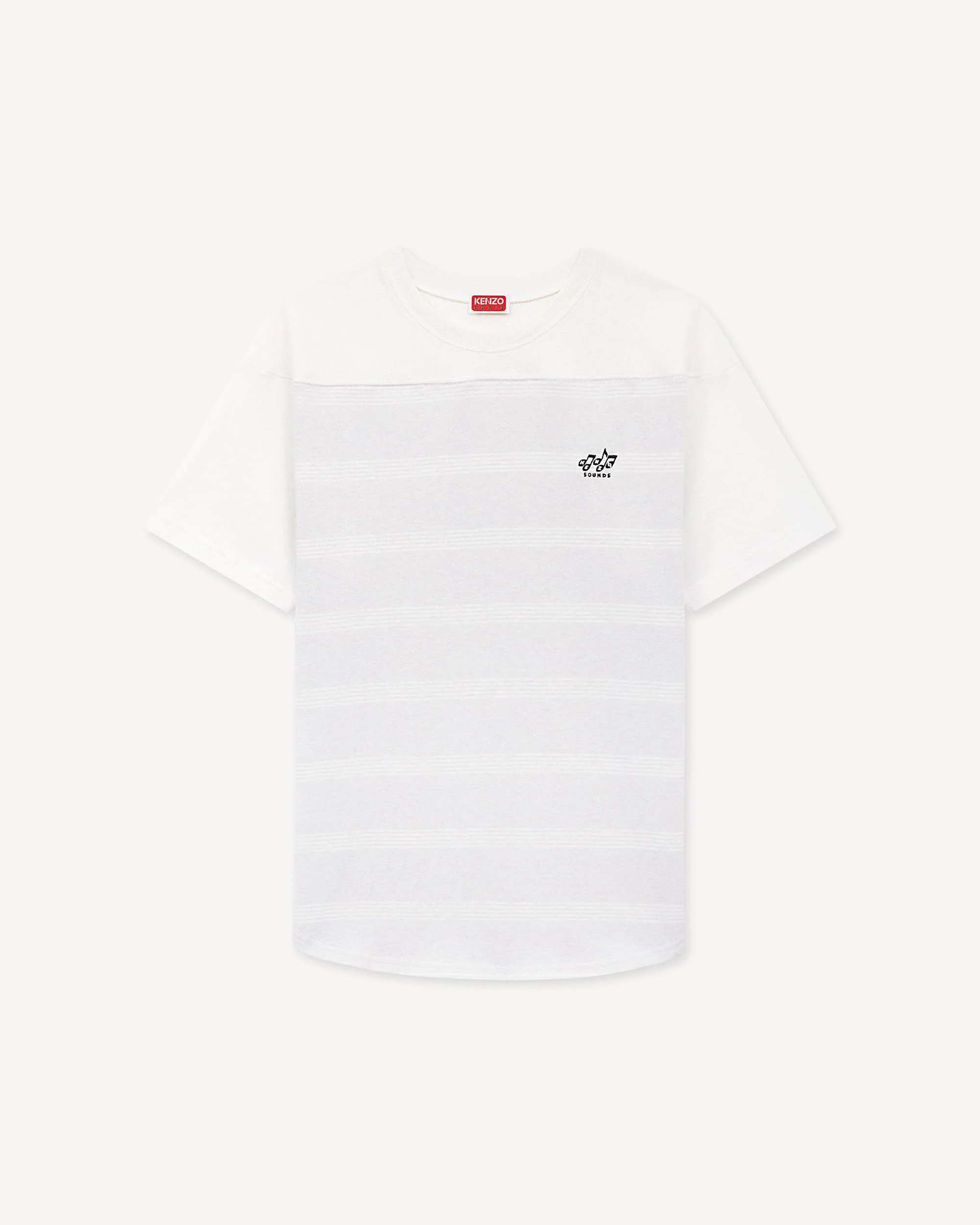 'KENZO Sounds' embroidered mariniere T-shirt in cotton - 1