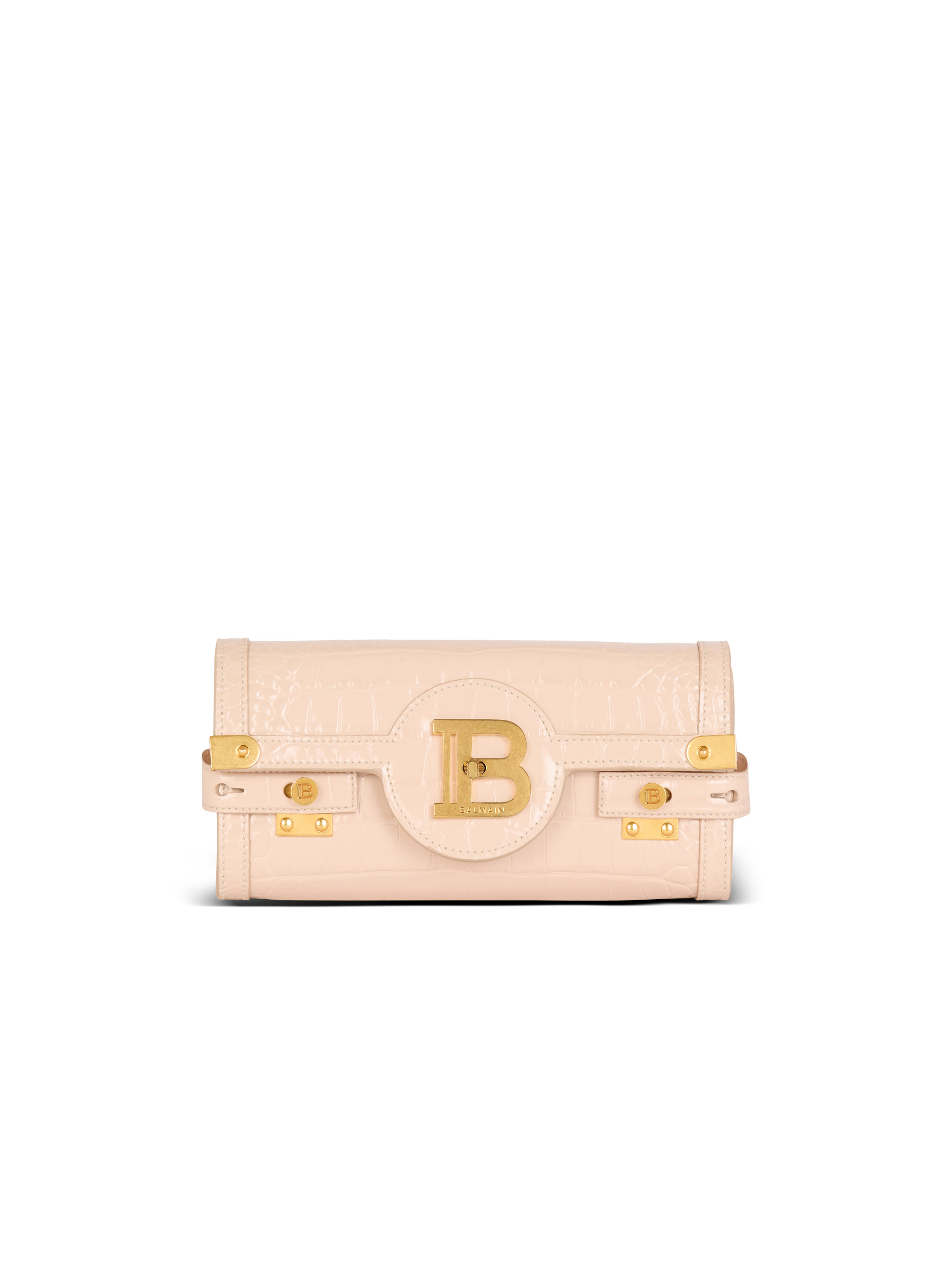 B-Buzz Pouch 23 in crocodile-embossed calfskin 1