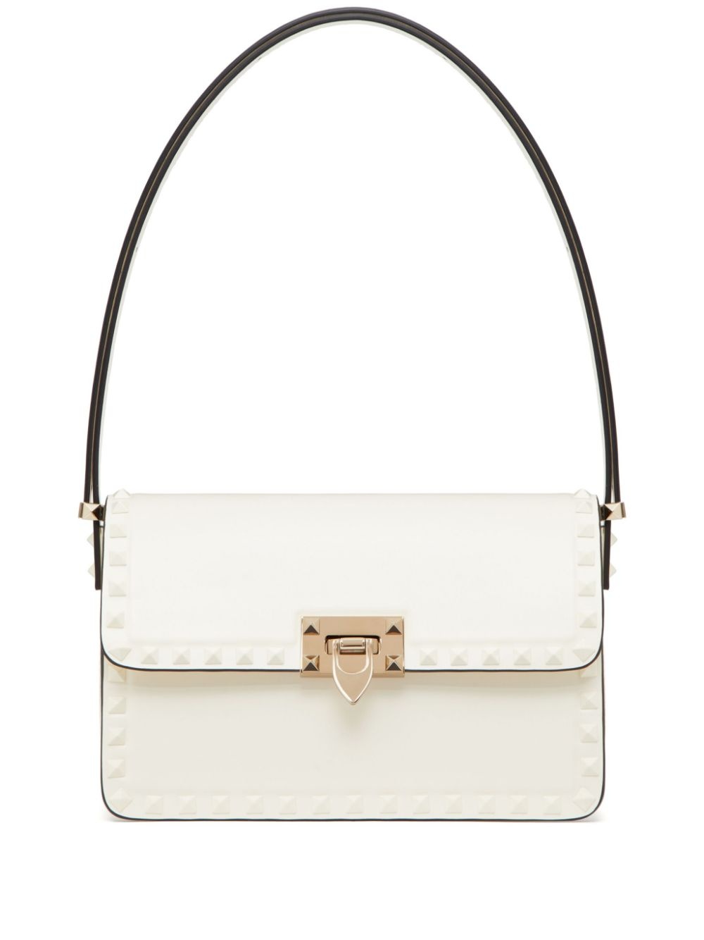 Rockstud leather shoulder bag - 1
