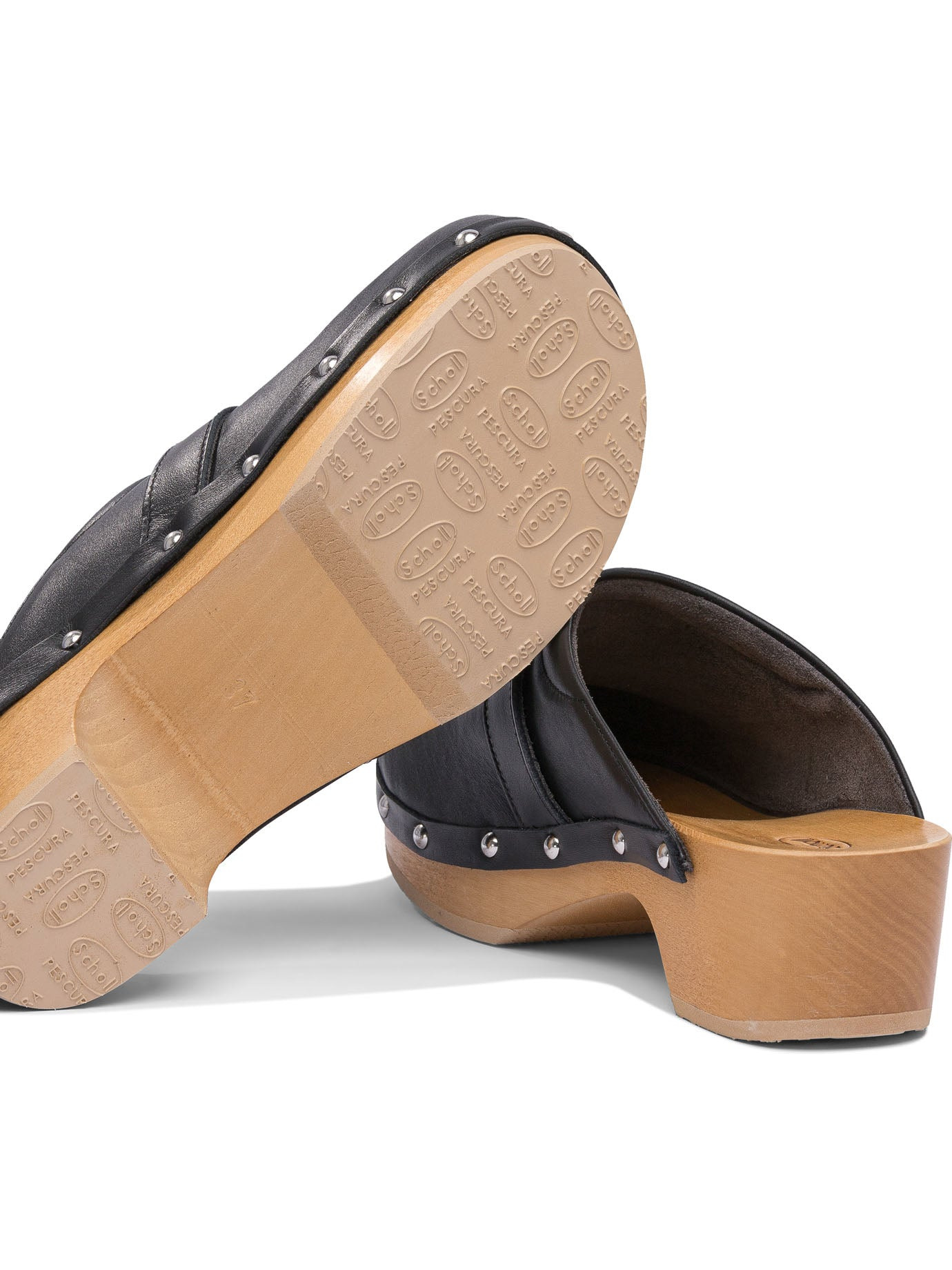 Scholl - Scholl Pescura Clog 50 Blk&honey Ltre 50mm - 5