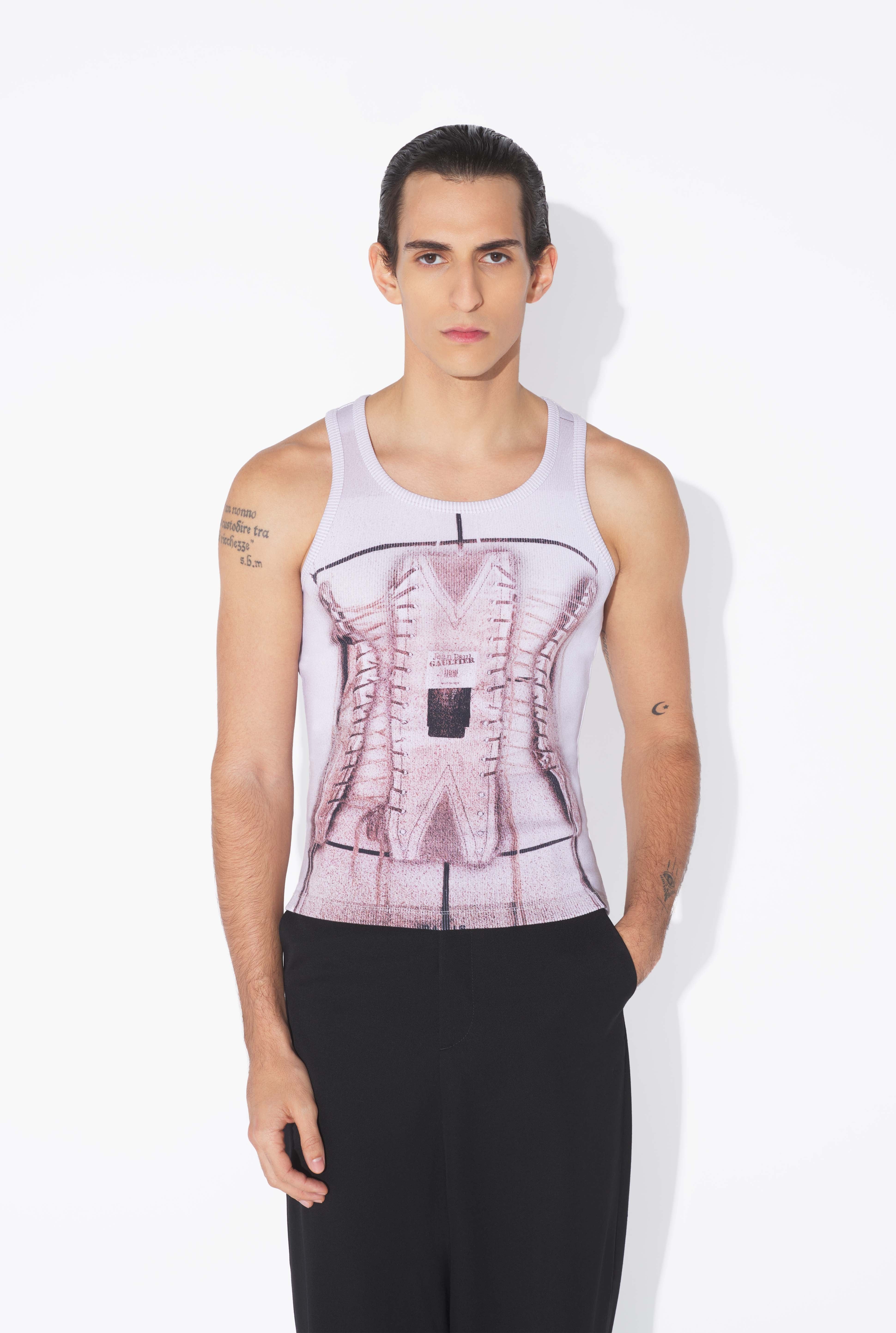 THE CORSET TROMPE-L’ŒIL TANK TOP - 6