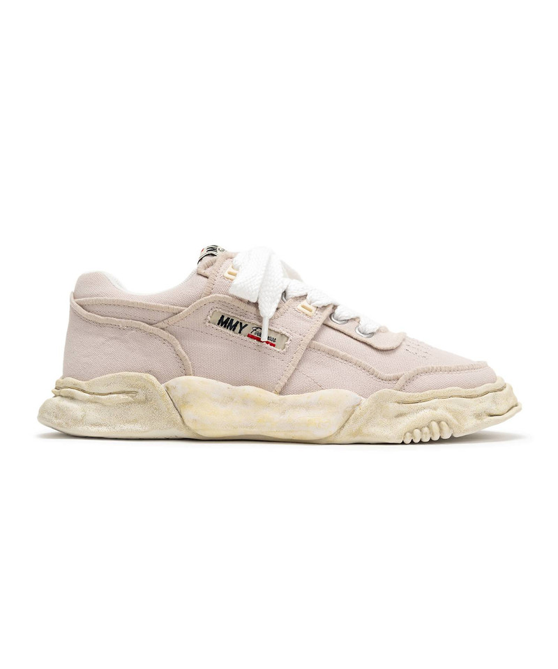 "PARKER" OG Sole Vintage Effect Embroidered Canvas Low-top Sneaker 16