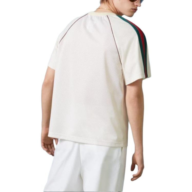 Gucci Mesh Fabric T-shirt 'Off White' 737402-XJFFM-9791 4