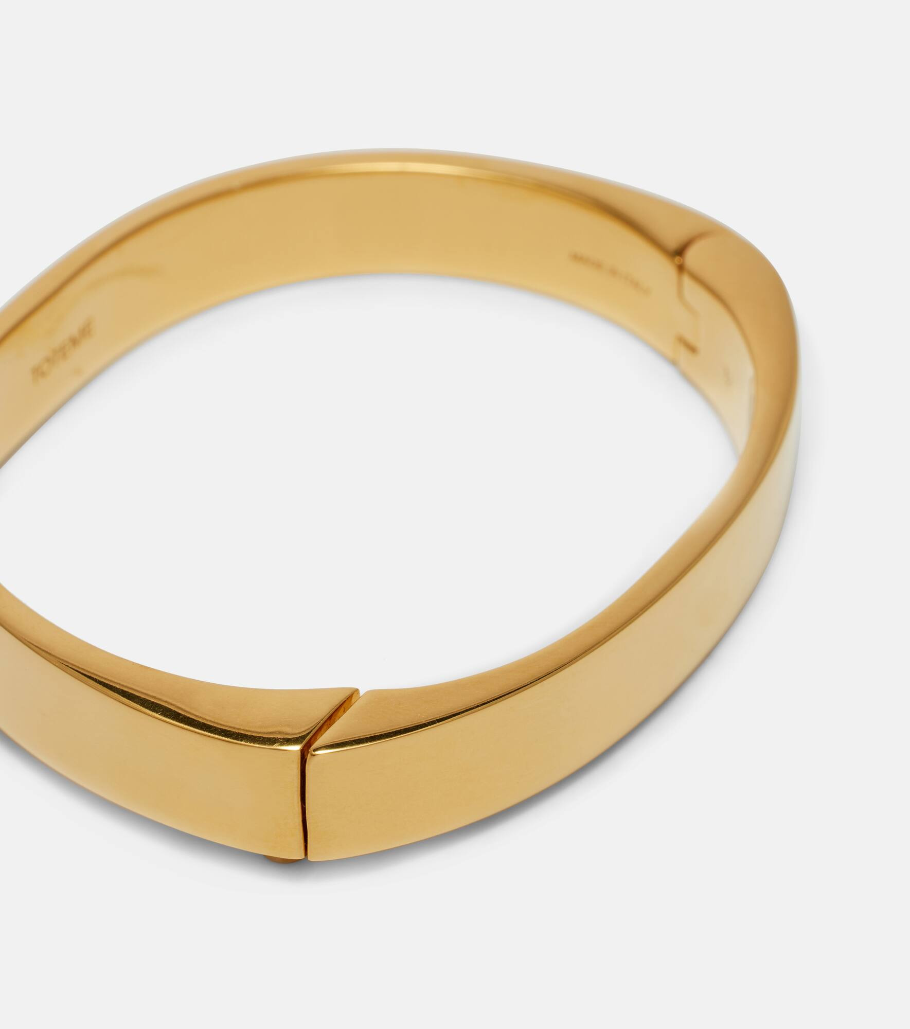 Signature 18kt gold-plated bangle - 2