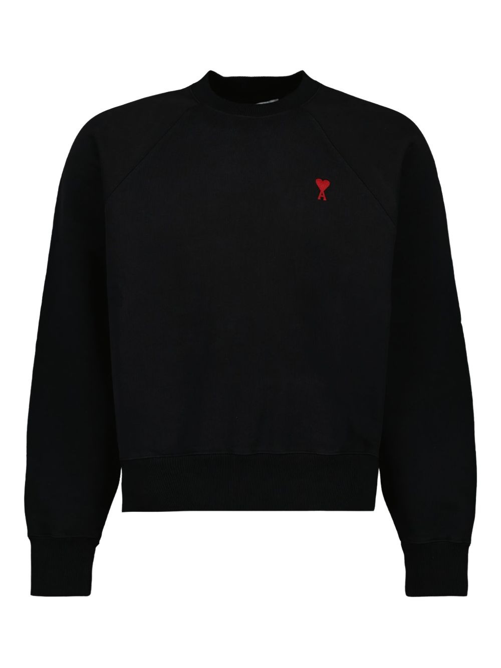 logo-embroidered organic-cotton sweatshirt - 1