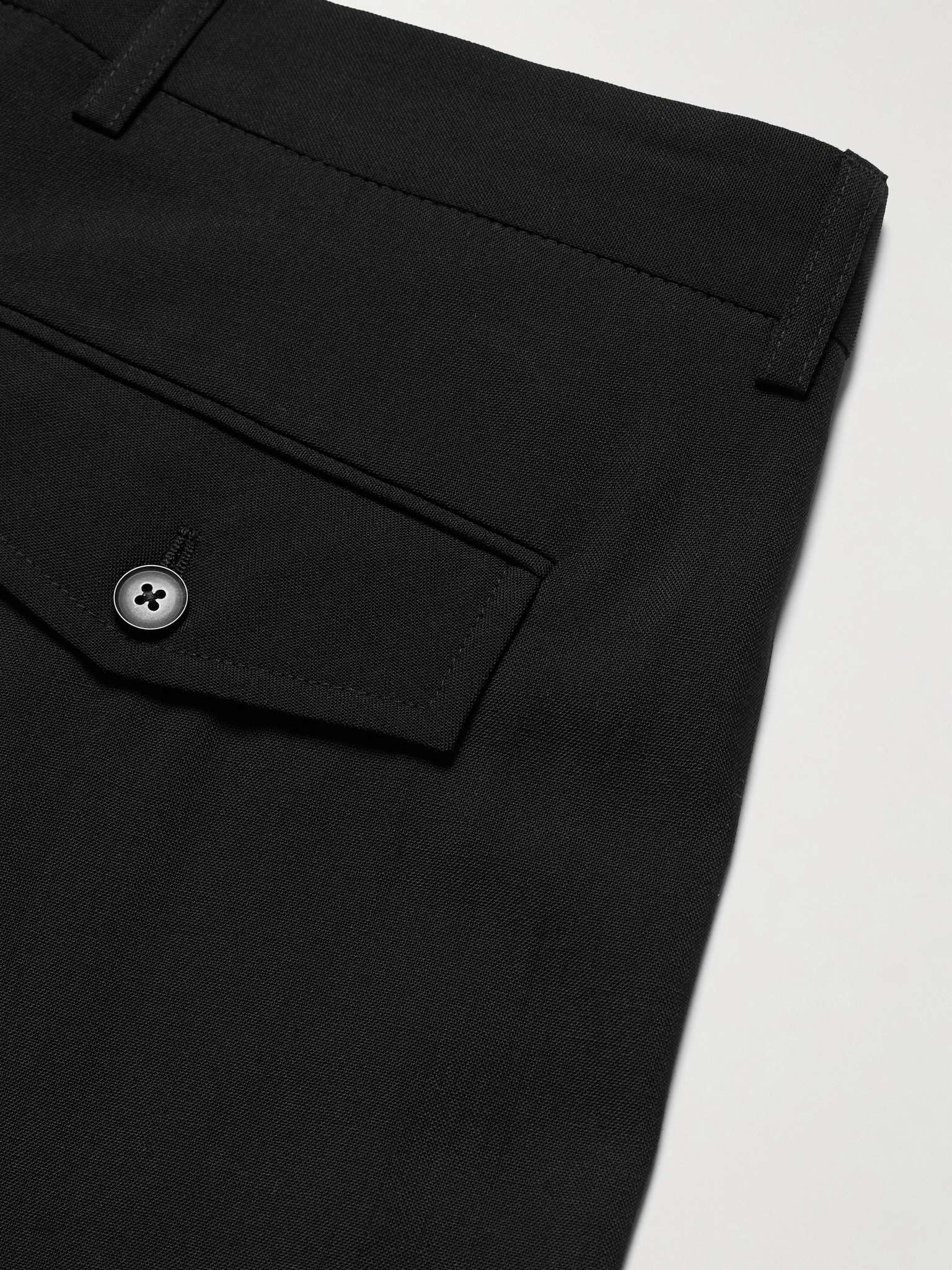 Straight-Leg Pleated Wool-Twill Suit Trousers - 5