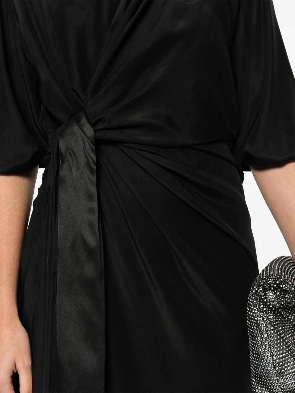 Miya silk wrap dress - 5