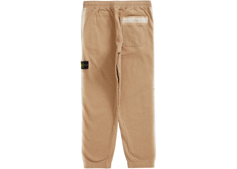Supreme Supreme Stone Island Stripe Sweatpant Tan outlook