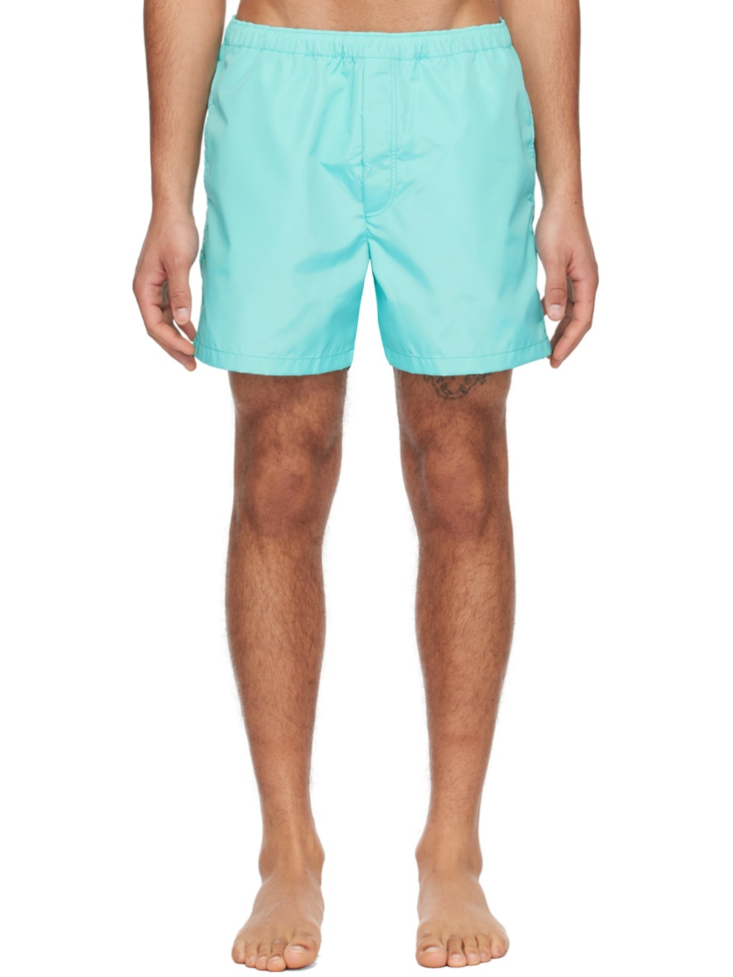 Blue Drawstring Swim Shorts - 1