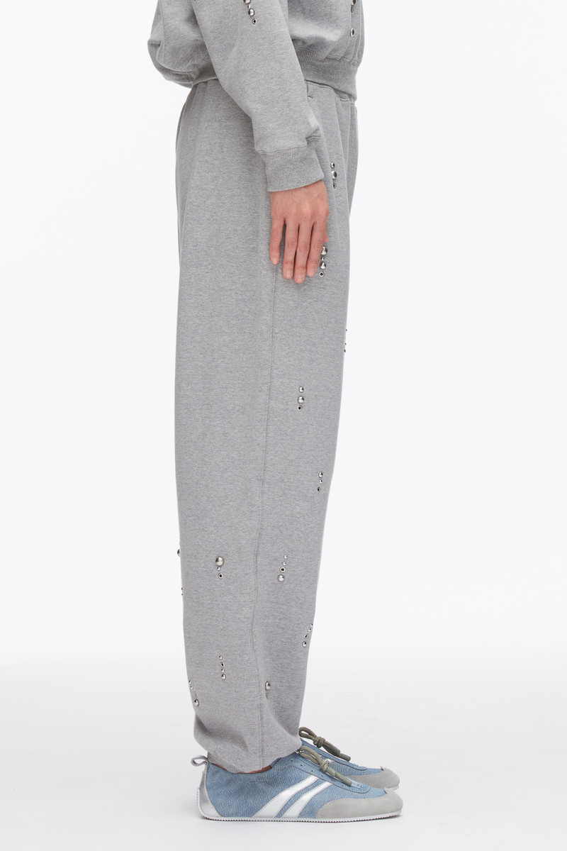 Dome Embellishment Sweatpants 4