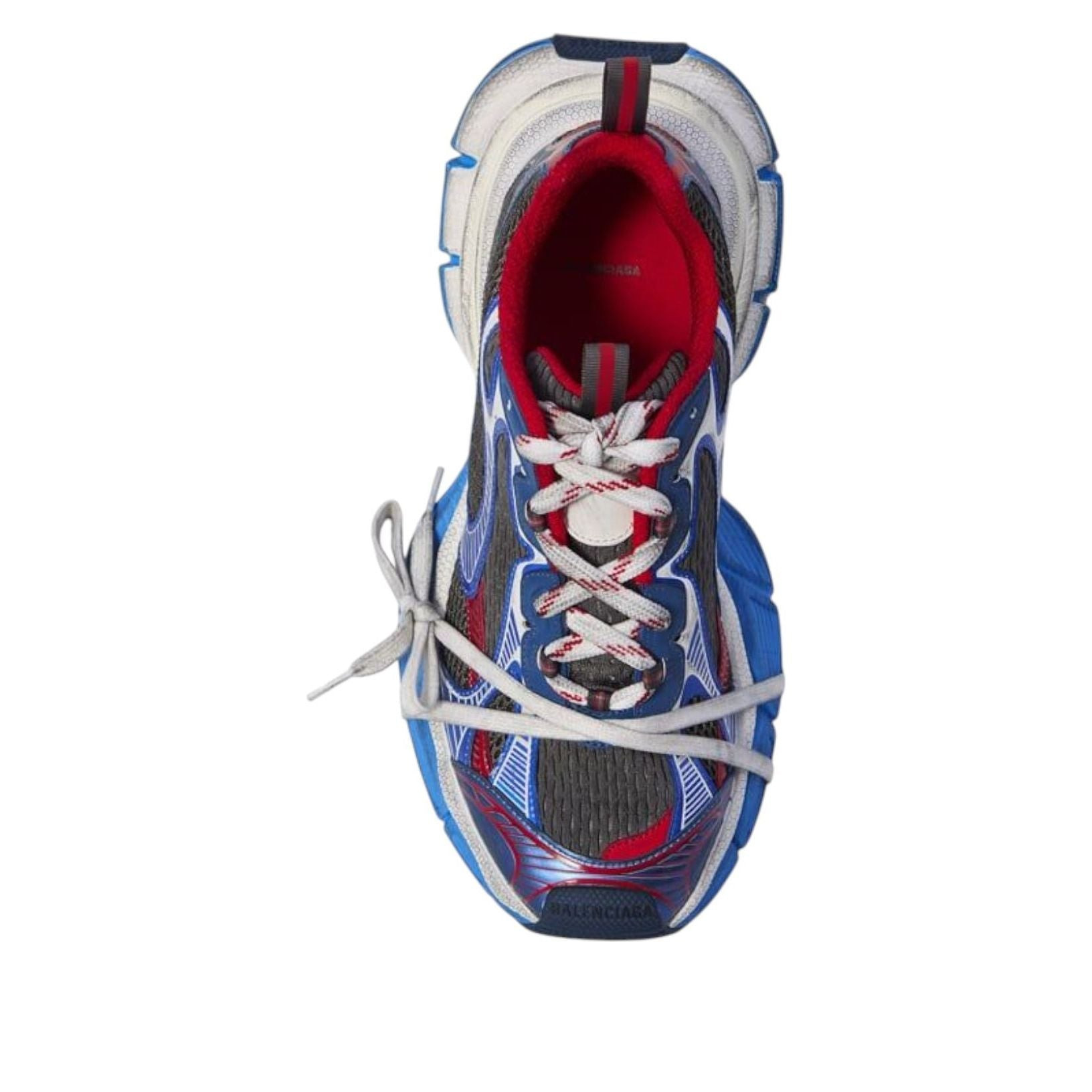 Balenciaga 3XL Worn-Out 'Blue Red' 734734W3XL51469 - 4
