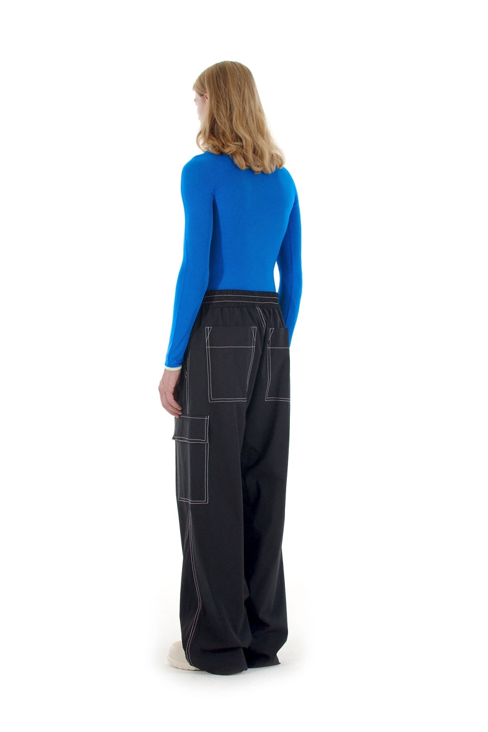 SUPER STRETCH LONGSLEEVE T-SHIRT / blue - 3
