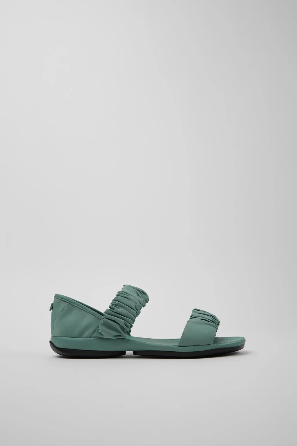 Right Green Recycled PET and Leather Sandals for Women. - 1