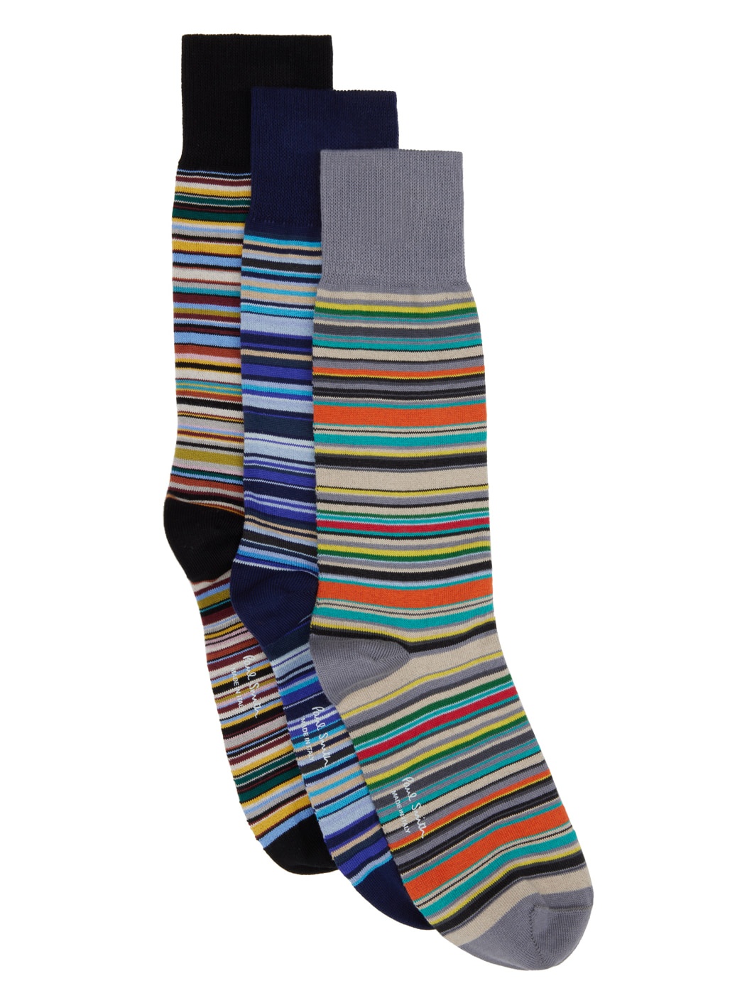 Three-Pack Multicolor Socks - 1