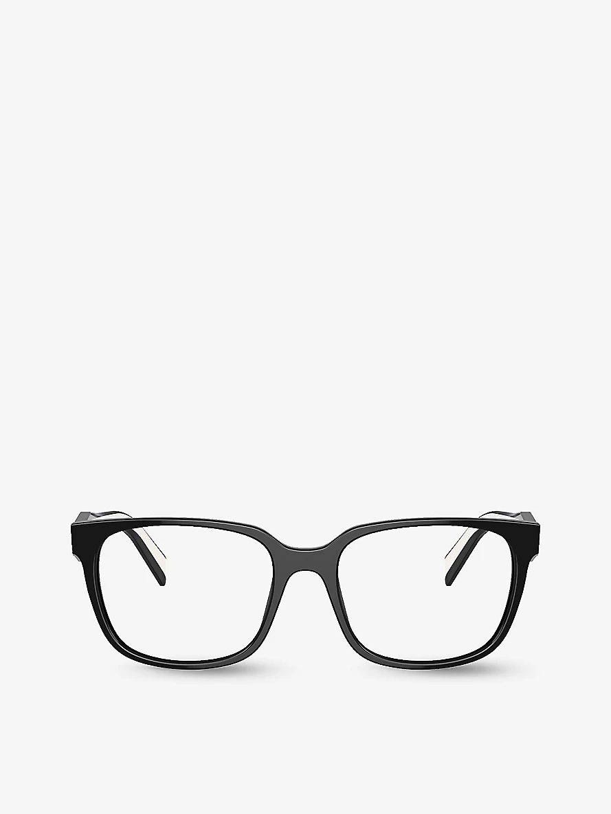 PR 17ZV rectangle-frame acetate glasses - 1