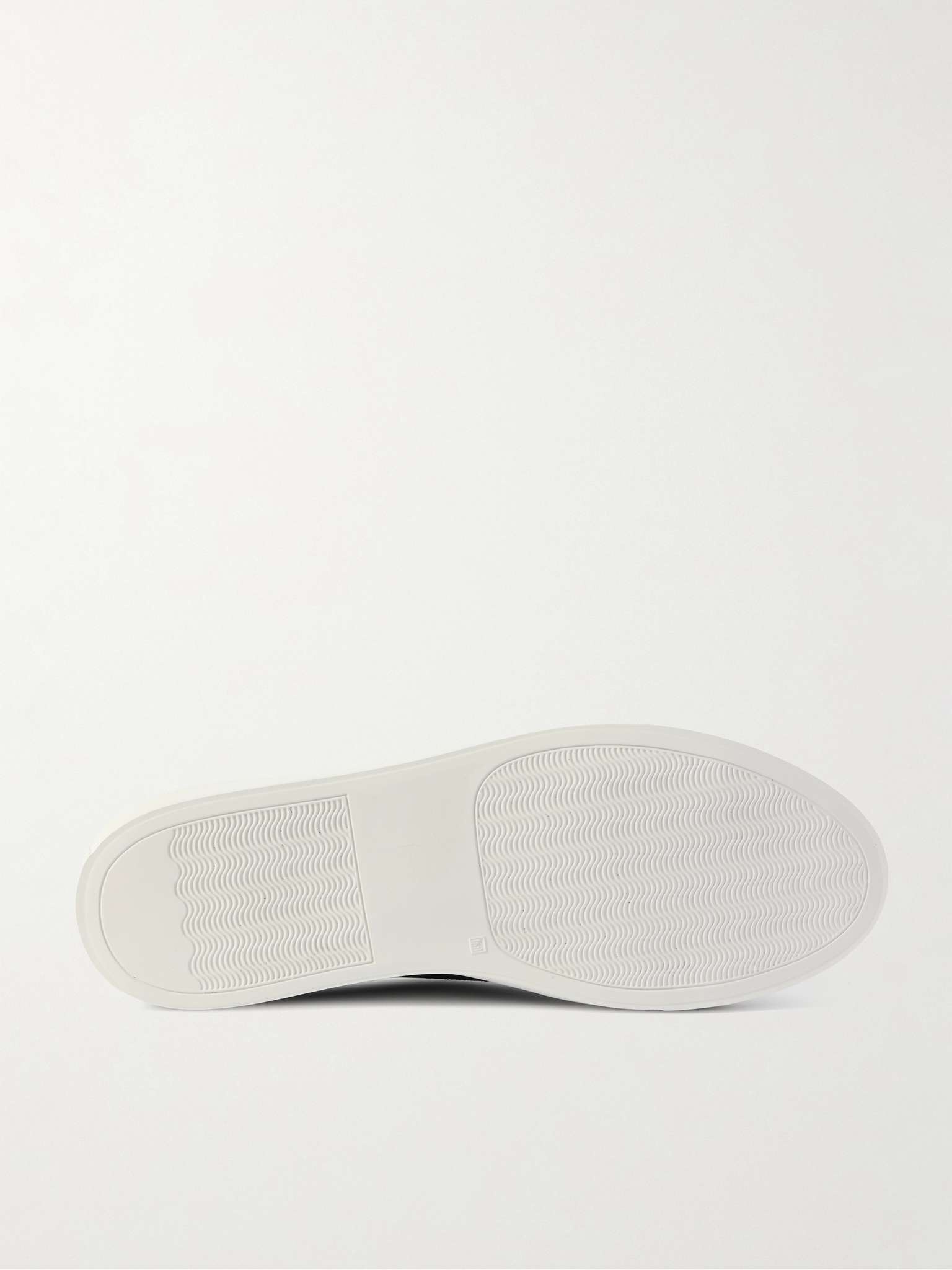 Retro Classic Suede-Trimmed Full-Grain Leather Sneakers - 3