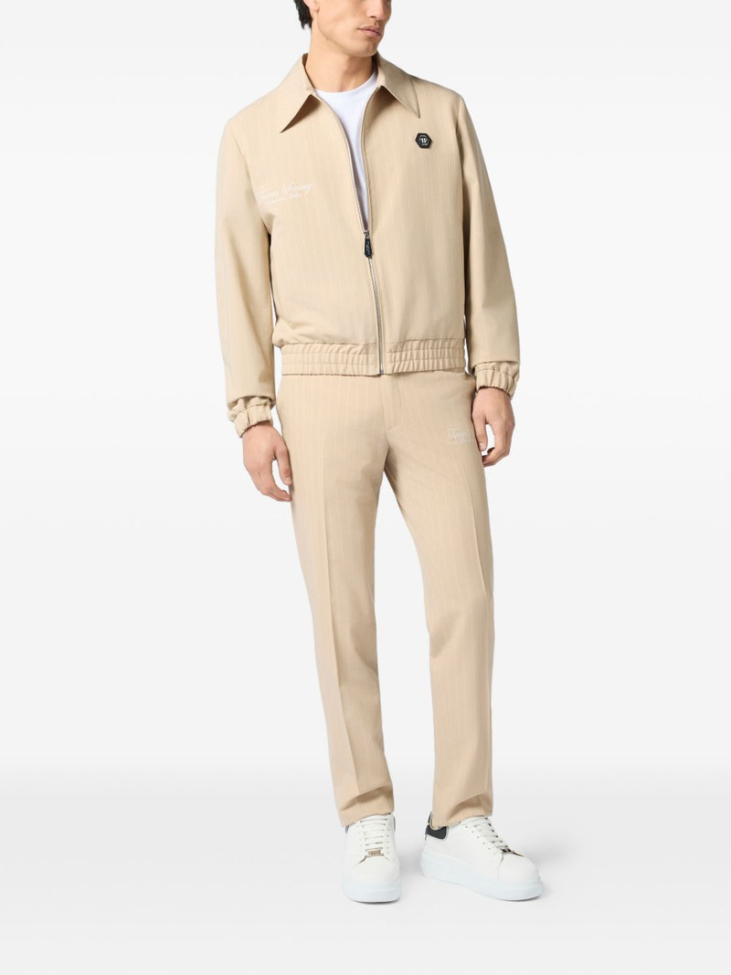PHILIPP PLEIN pinstripe trousers outlook