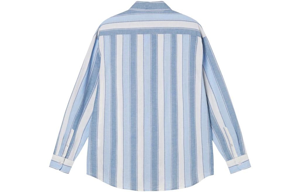 Stussy Wide Striped Shirt 'Blue' 1110239 - 2