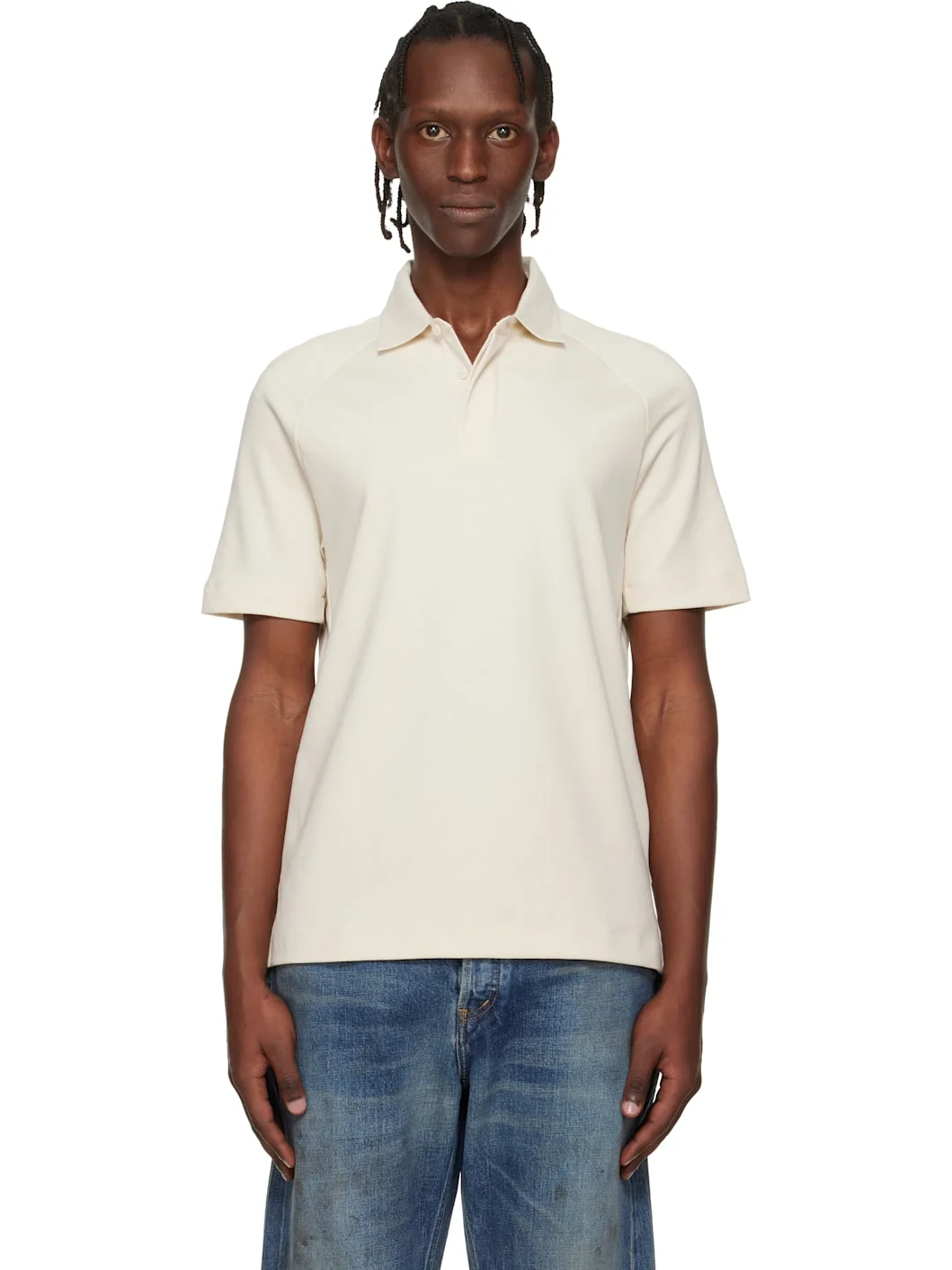 Off-White Raglan Polo - 1