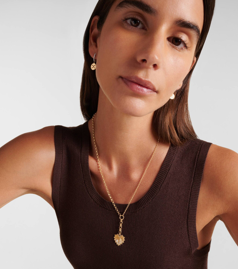 FOUNDRAE Love 18kt gold necklace with diamonds outlook