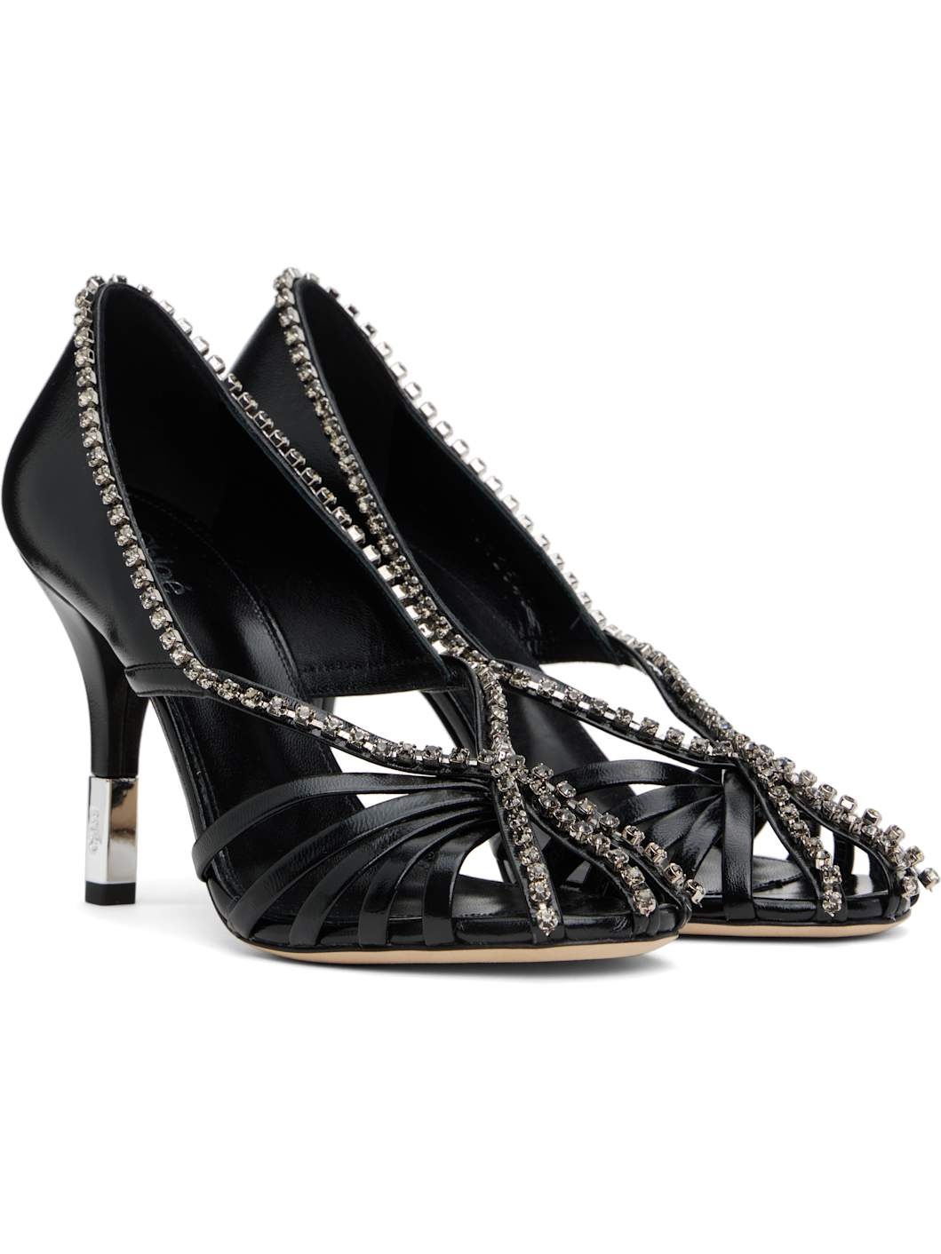 Black Leonie Heels - 4