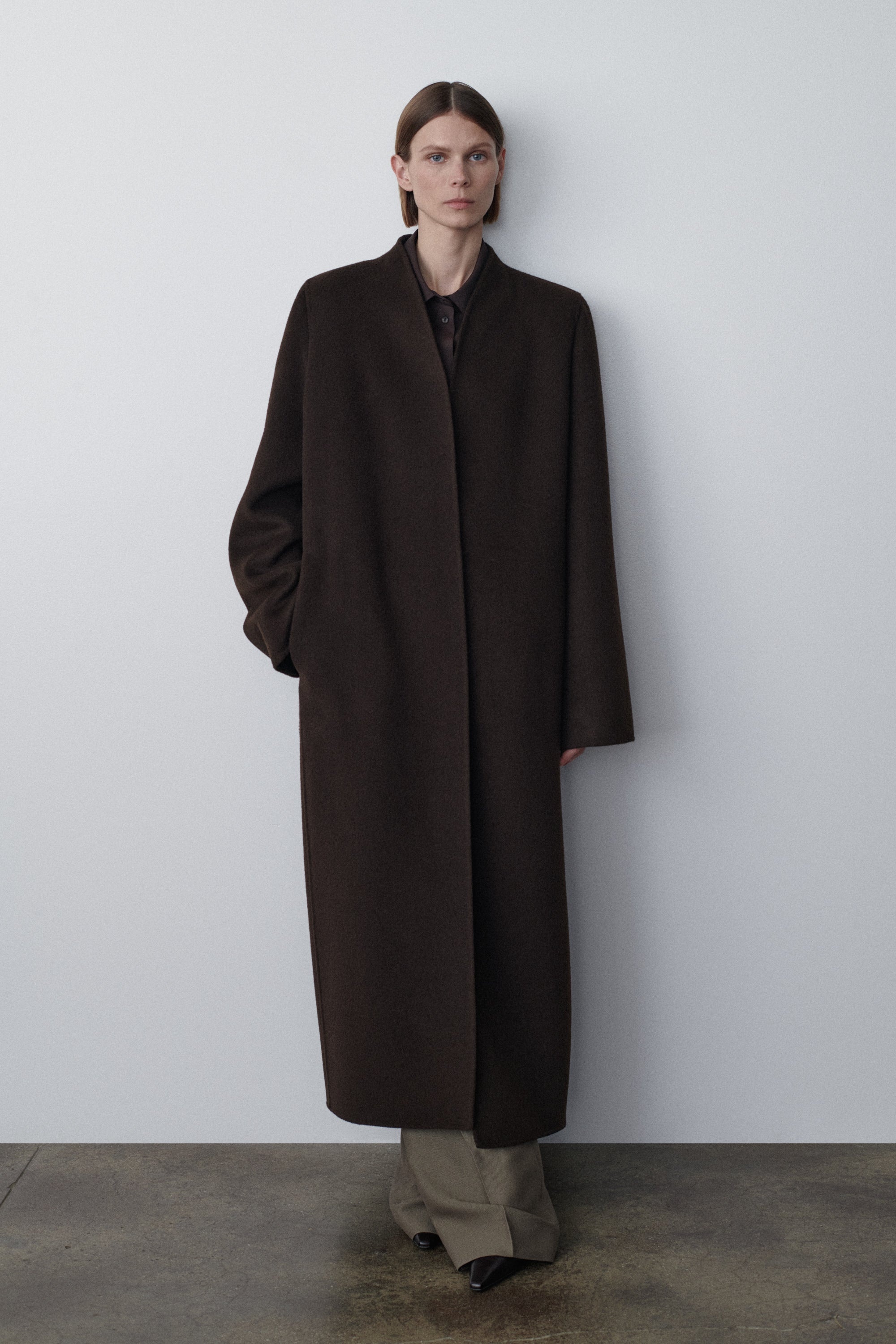 Ceren Coat in Virgin Wool and Cashmere - 3
