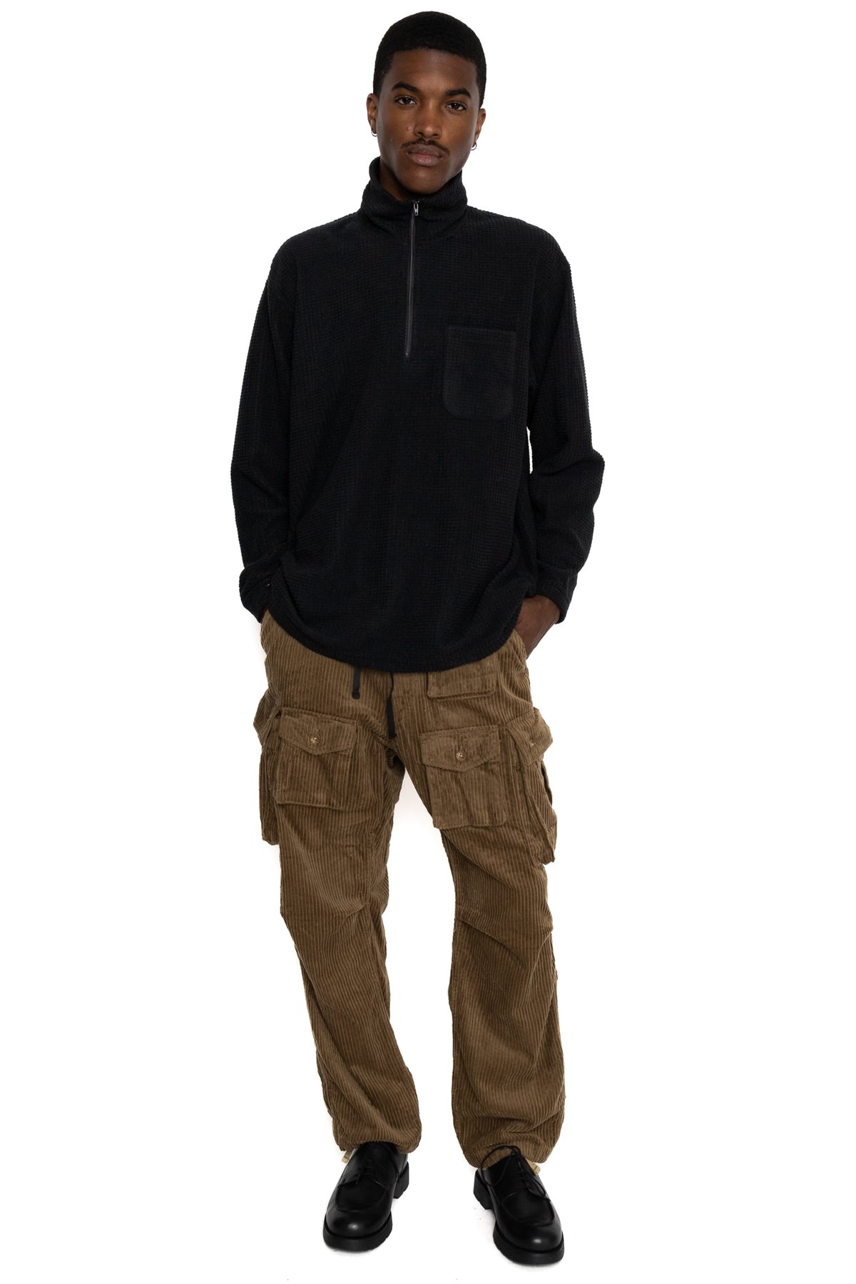 Engineered Garments FA Pant Cotton 4.5W Corduroy - Khaki | REVERSIBLE