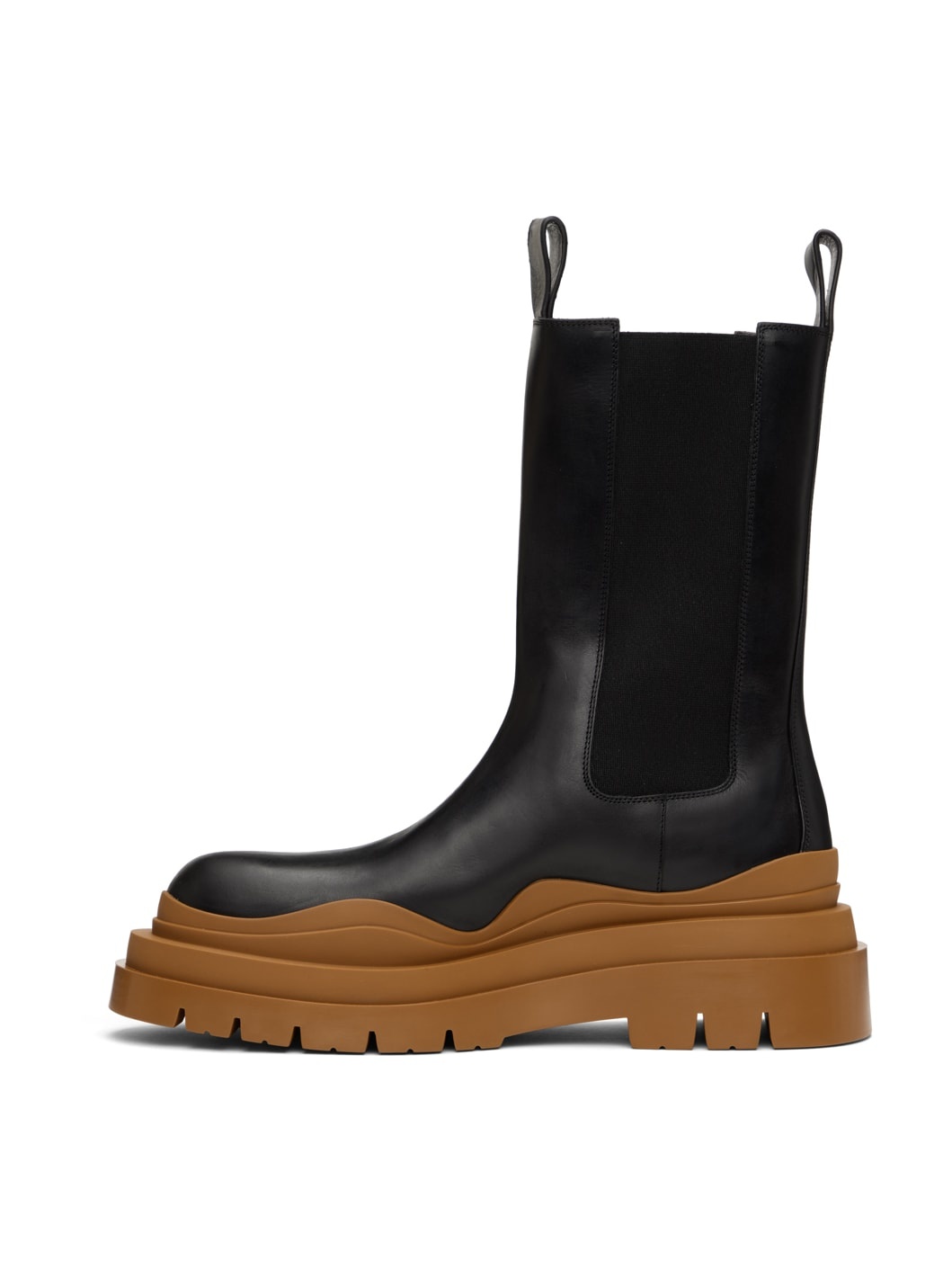 Black Tire Chelsea Boots - 3