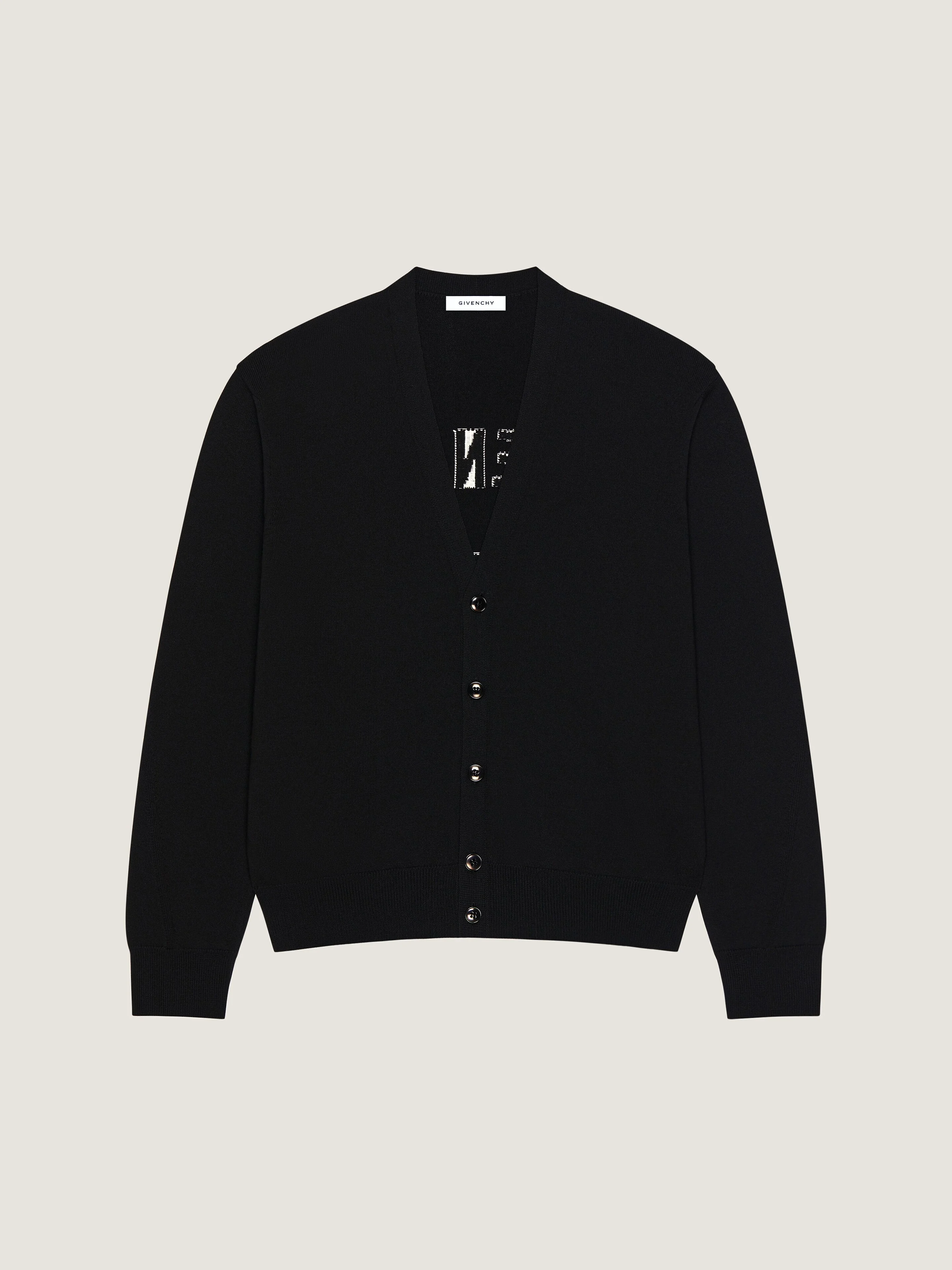 COUTURE SEAM CARDIGAN IN KNIT WITH GIVENCHY PARIS - 1
