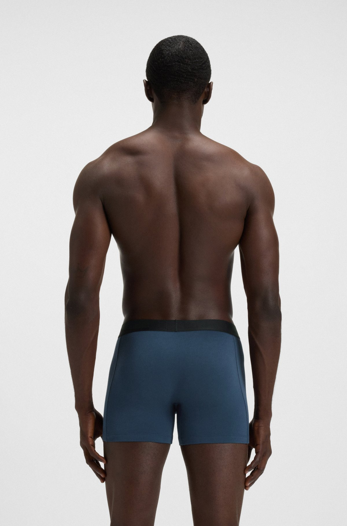 THREE-PACK OF BOXER BRIEFS IN STRETCH COTTON - 3
